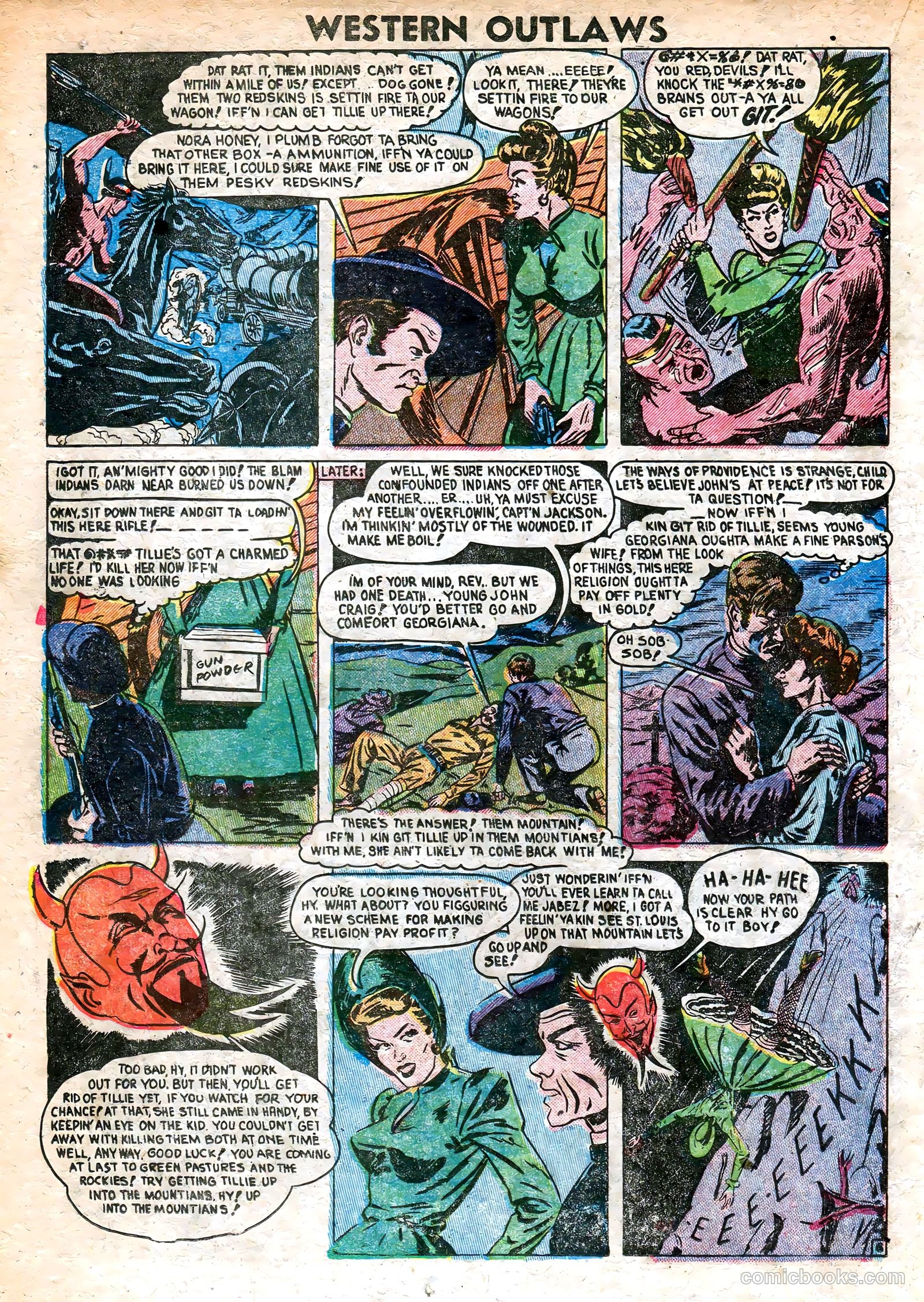 Western Outlaws #19 (1949) — page 18 of 36