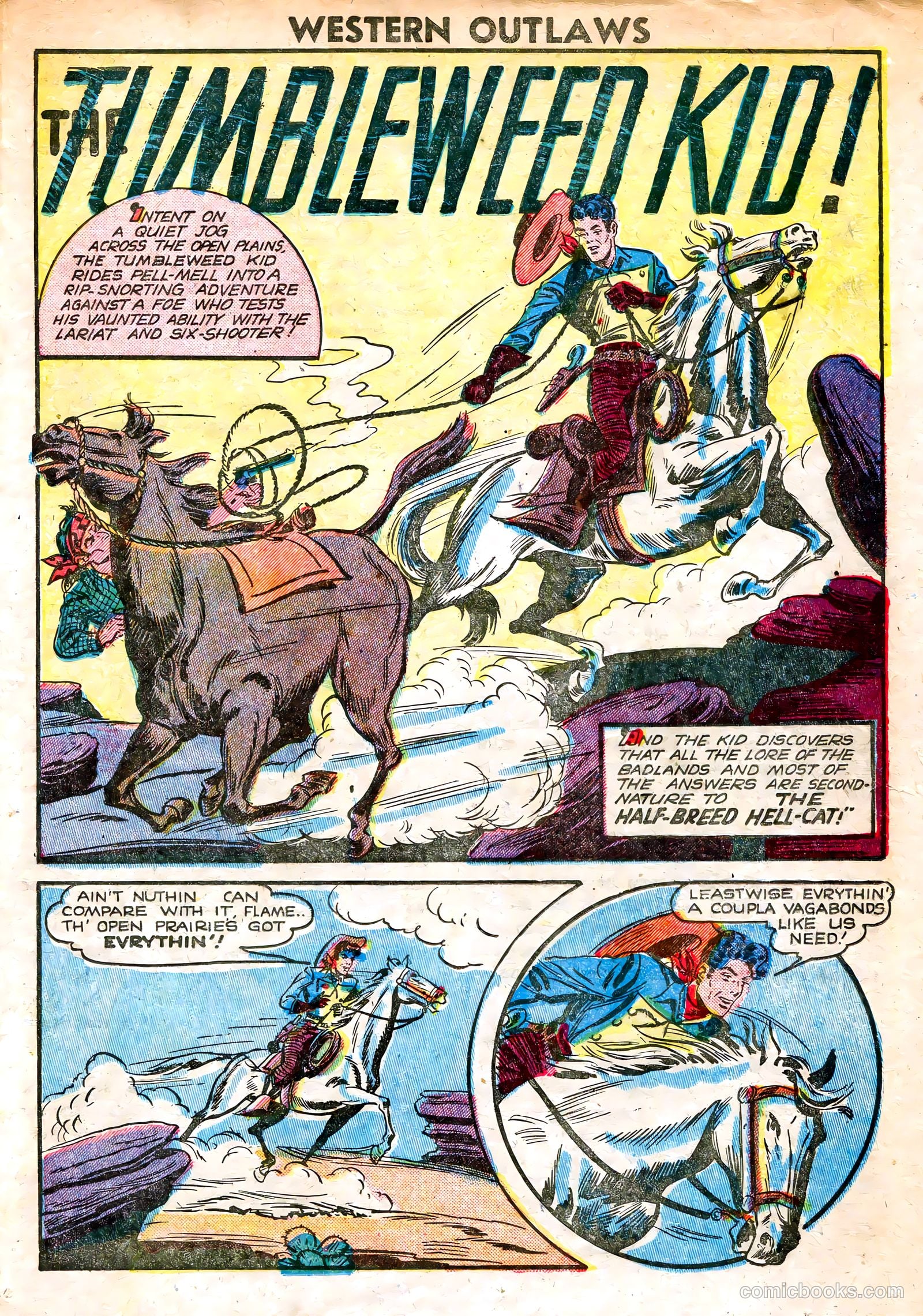 Western Outlaws #19 (1949) — page 25 of 36