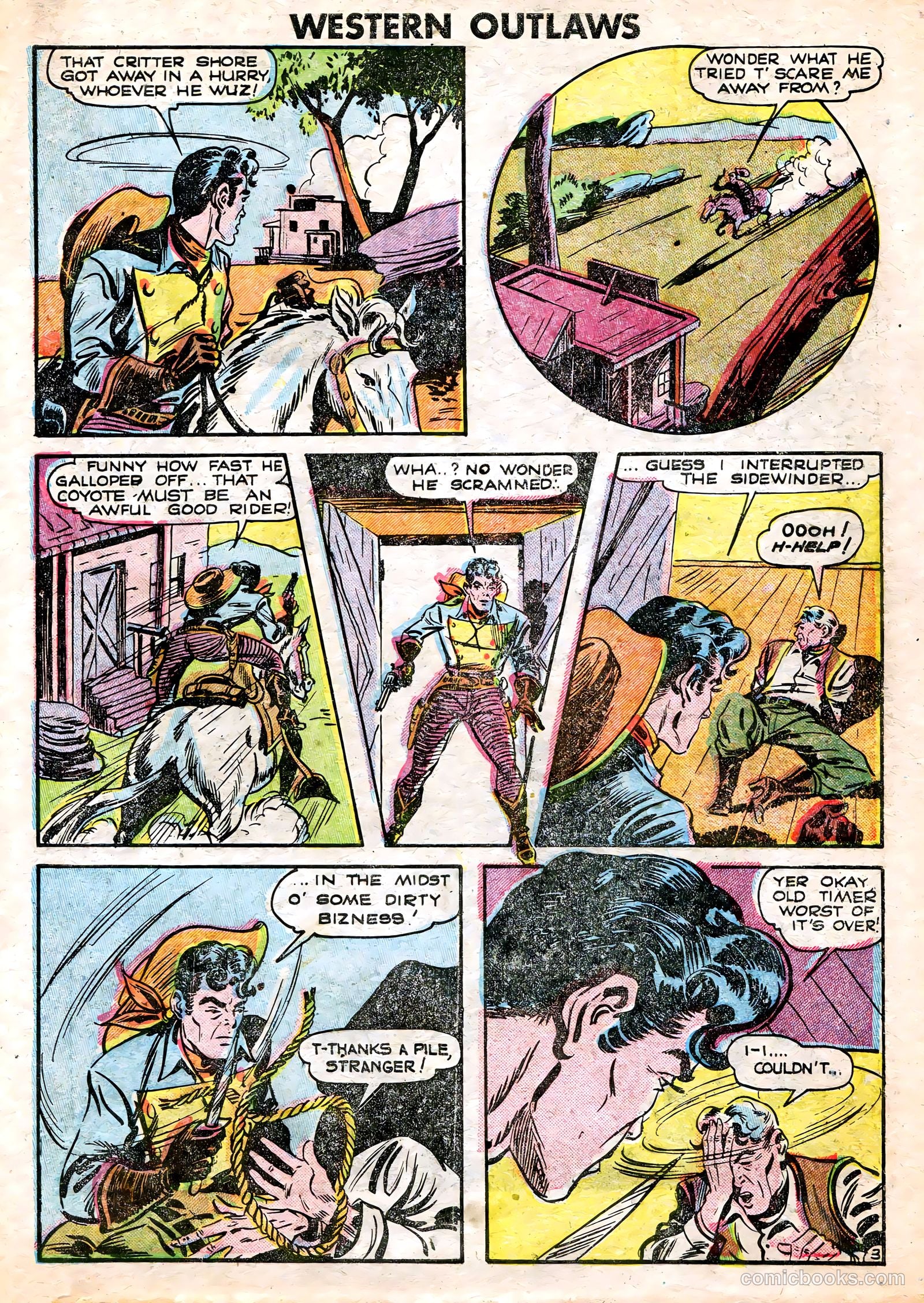 Western Outlaws #19 (1949) — page 27 of 36