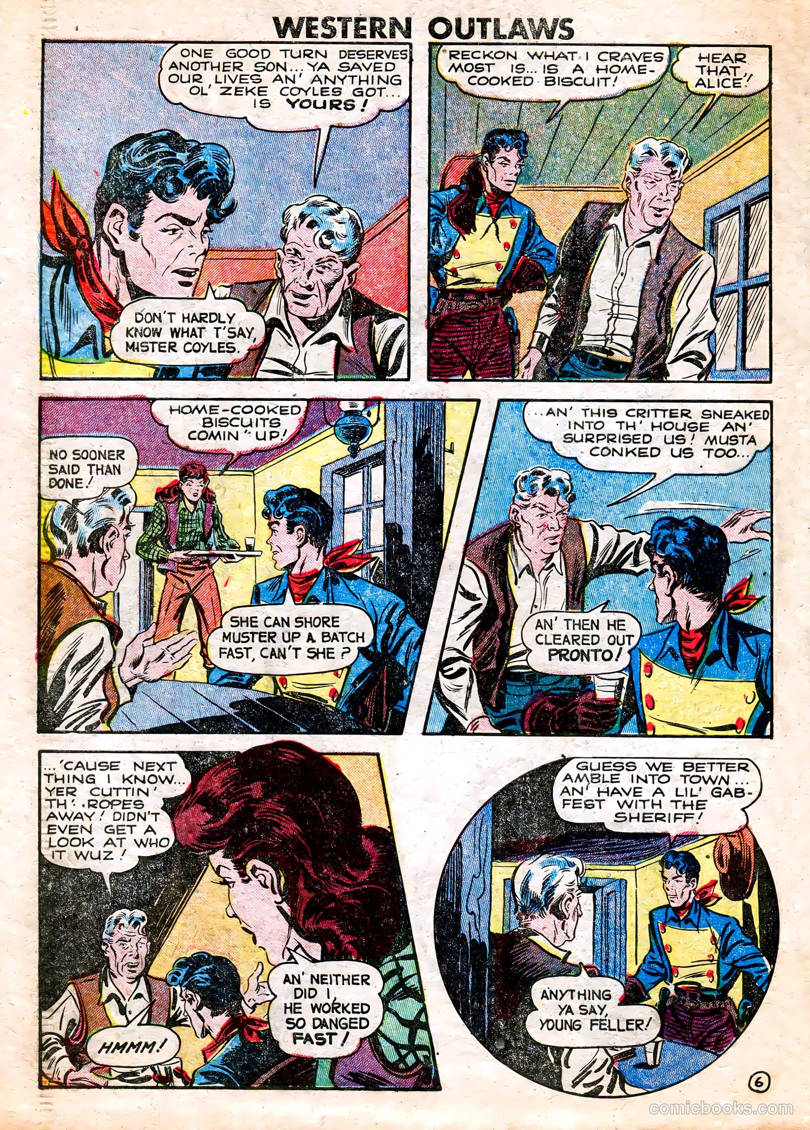 Western Outlaws #19 (1949) — page 30 of 36