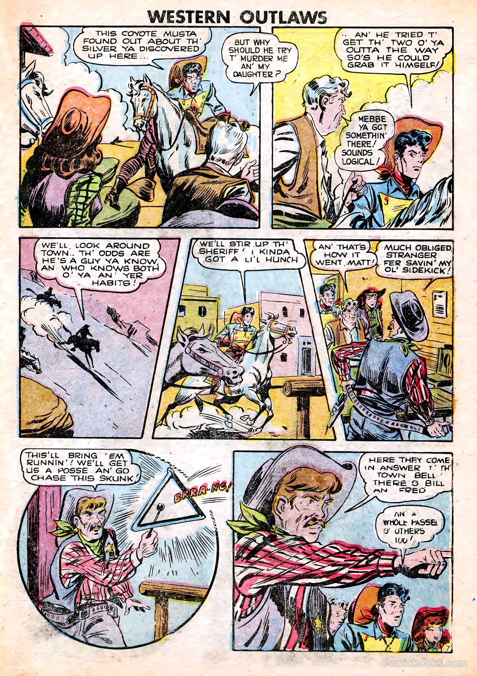 Western Outlaws #19 (1949) — page 31 of 36