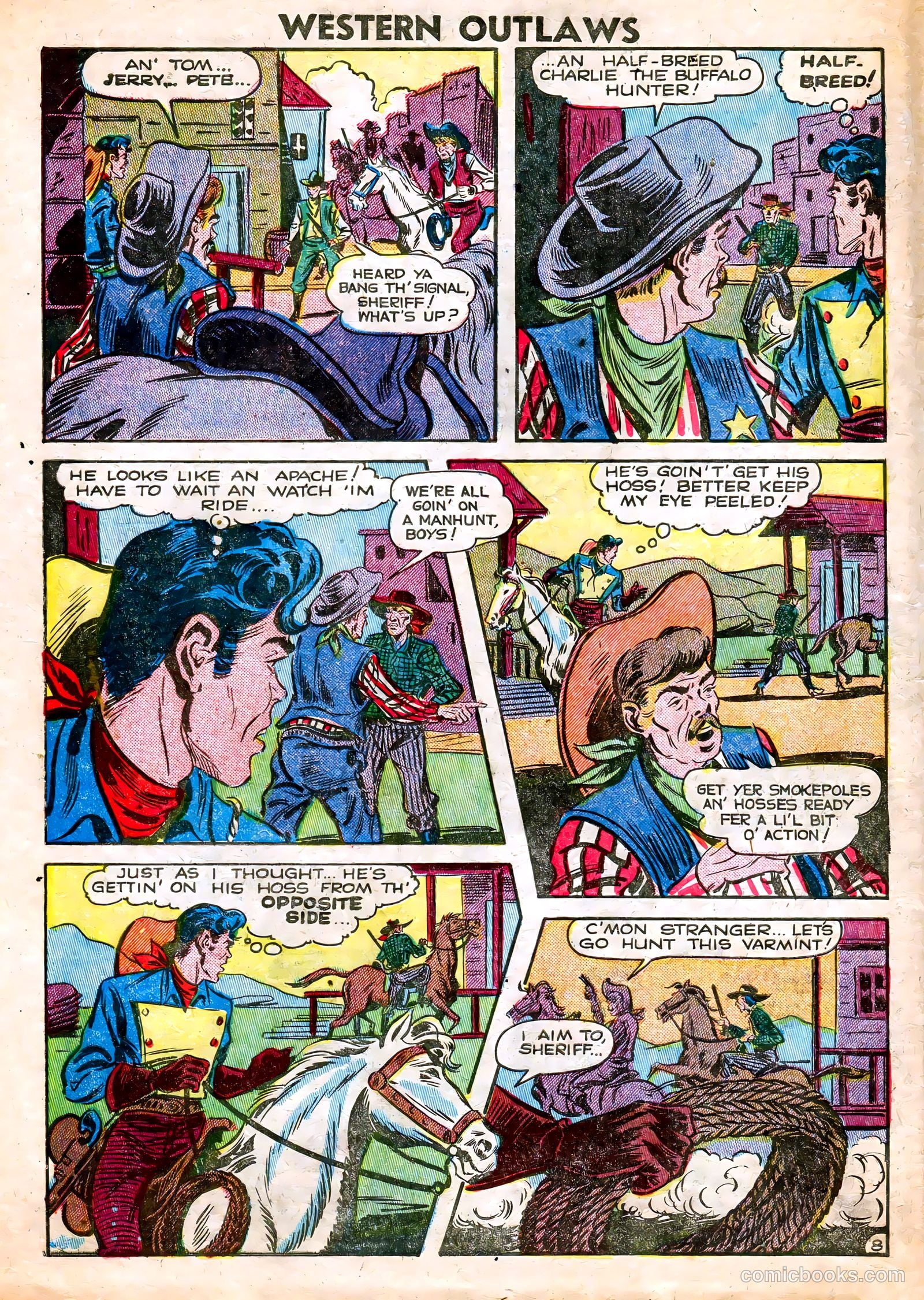 Western Outlaws #19 (1949) — page 32 of 36