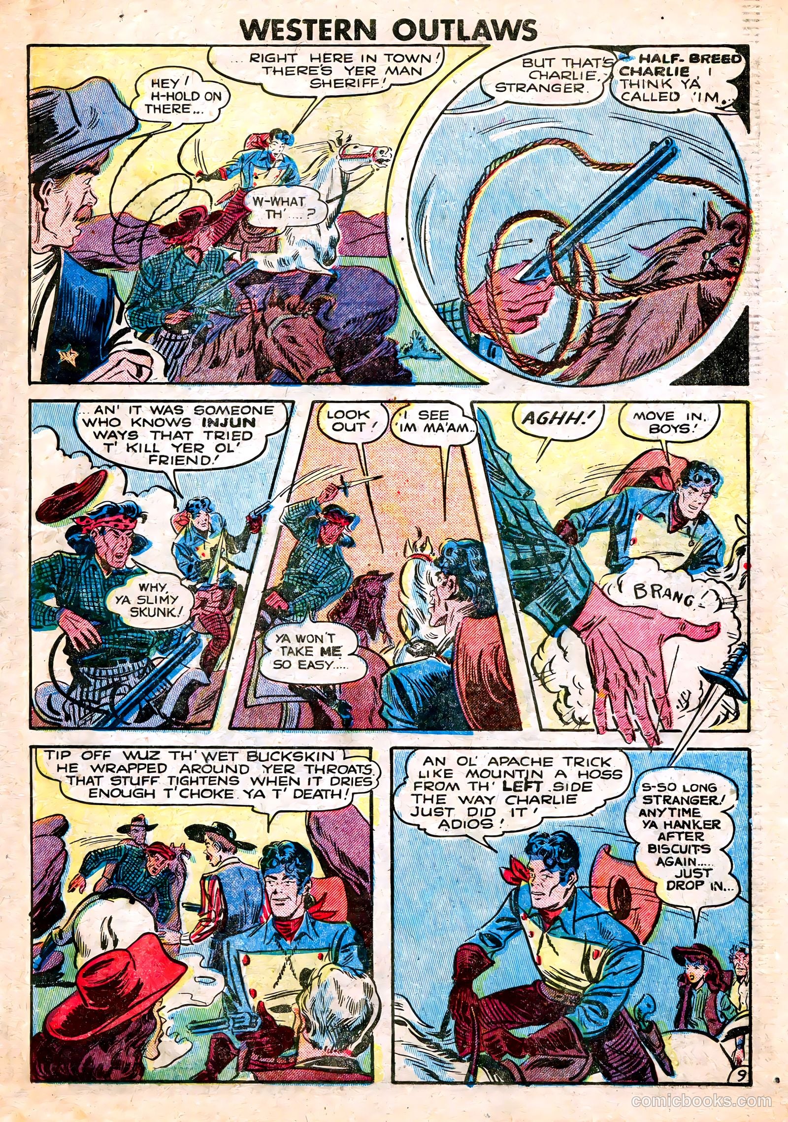 Western Outlaws #19 (1949) — page 33 of 36