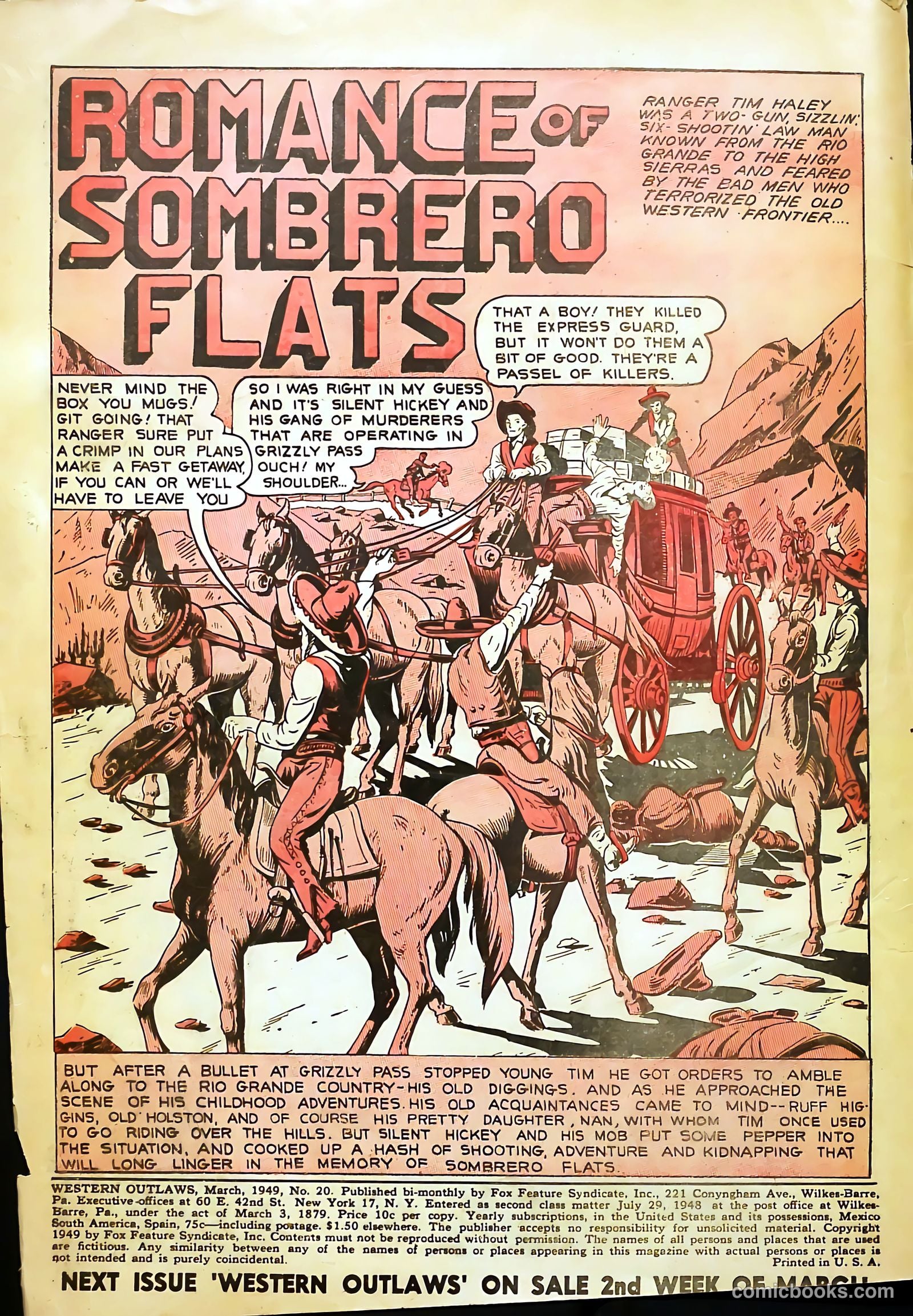 Western Outlaws #20 (1949) — page 2 of 37