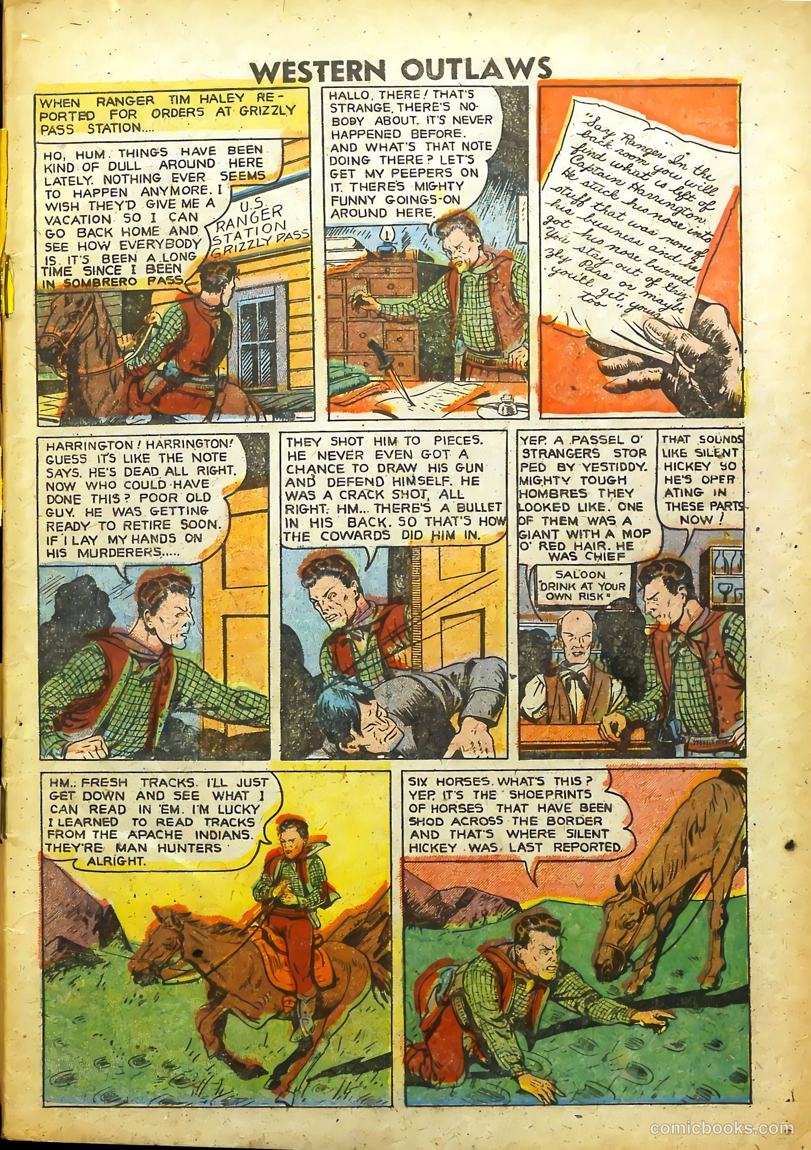 Western Outlaws #20 (1949) — page 3 of 37