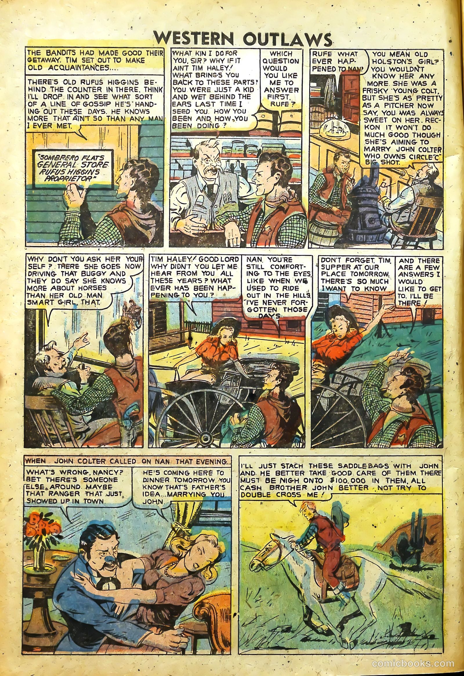 Western Outlaws #20 (1949) — page 6 of 37