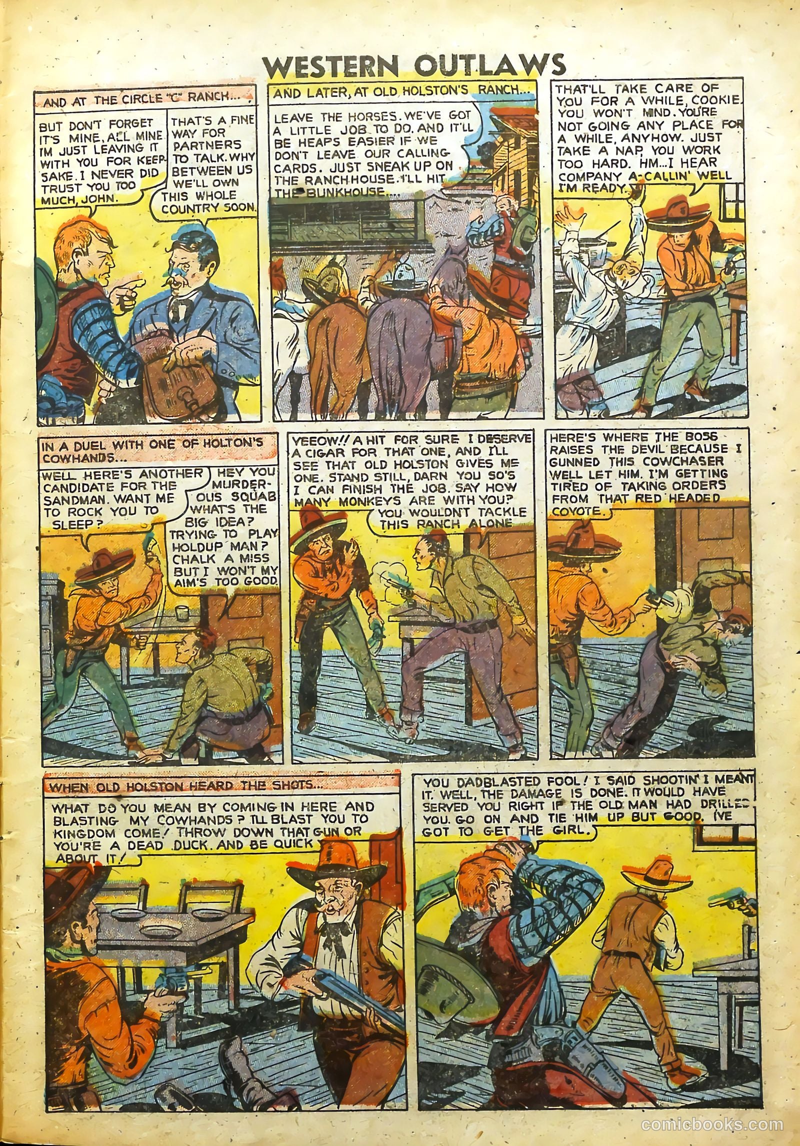 Western Outlaws #20 (1949) — page 7 of 37