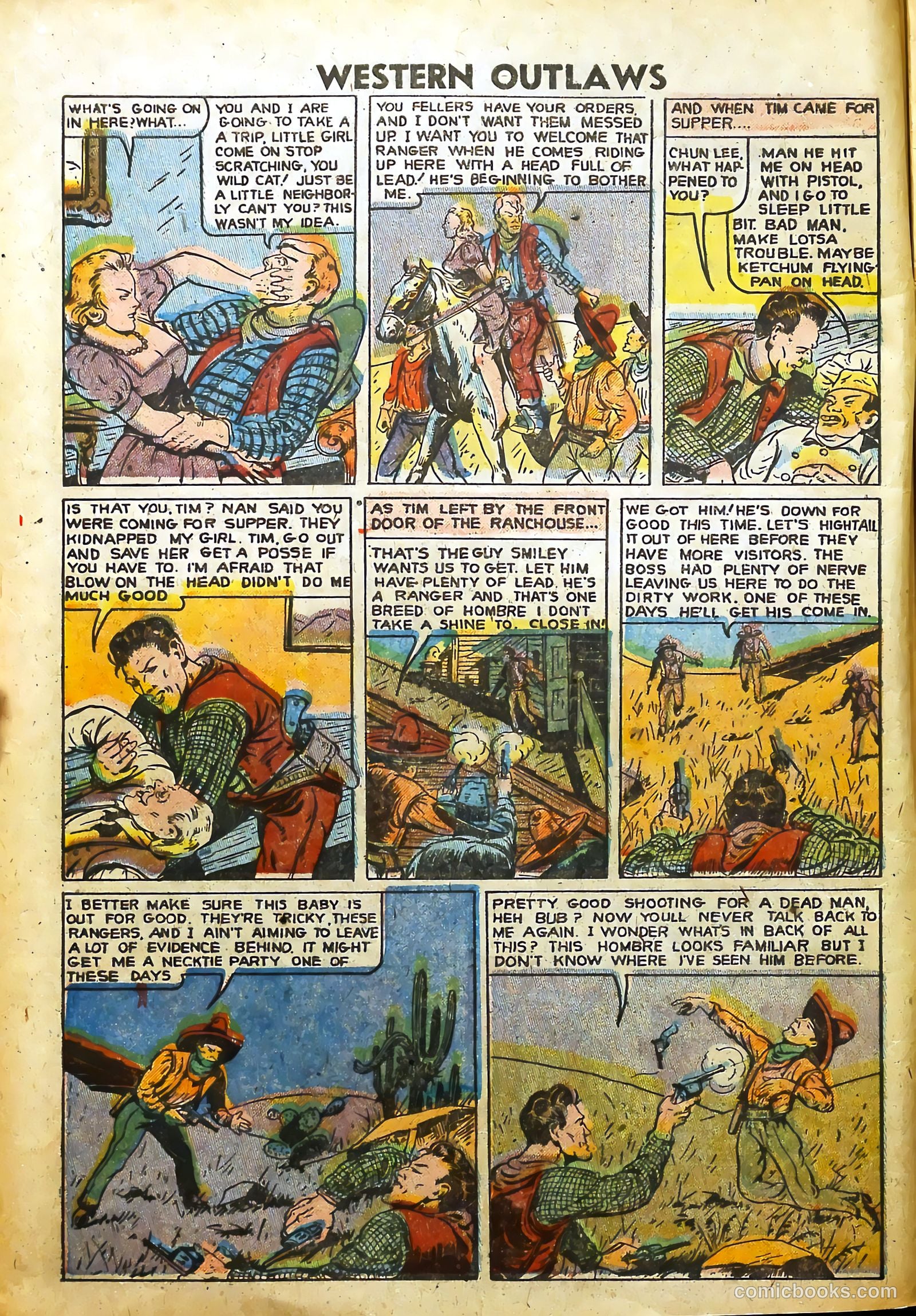 Western Outlaws #20 (1949) — page 8 of 37
