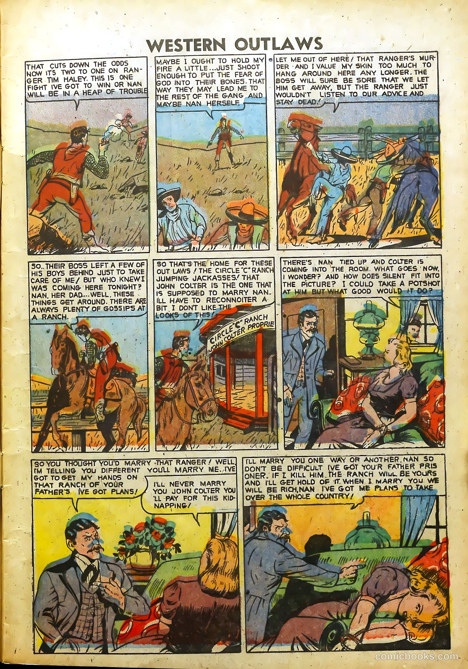 Western Outlaws #20 (1949) — page 9 of 37