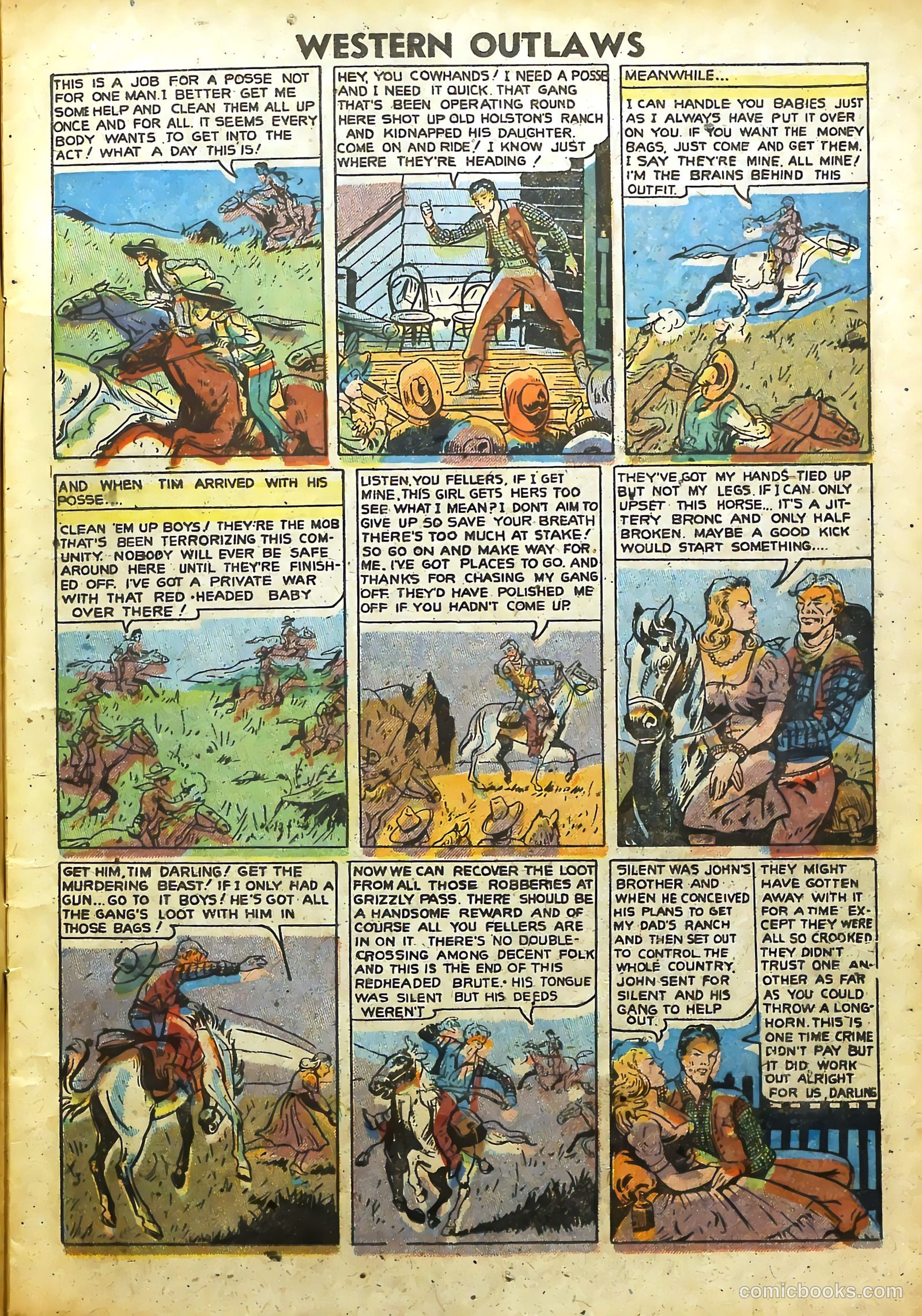 Western Outlaws #20 (1949) — page 11 of 37