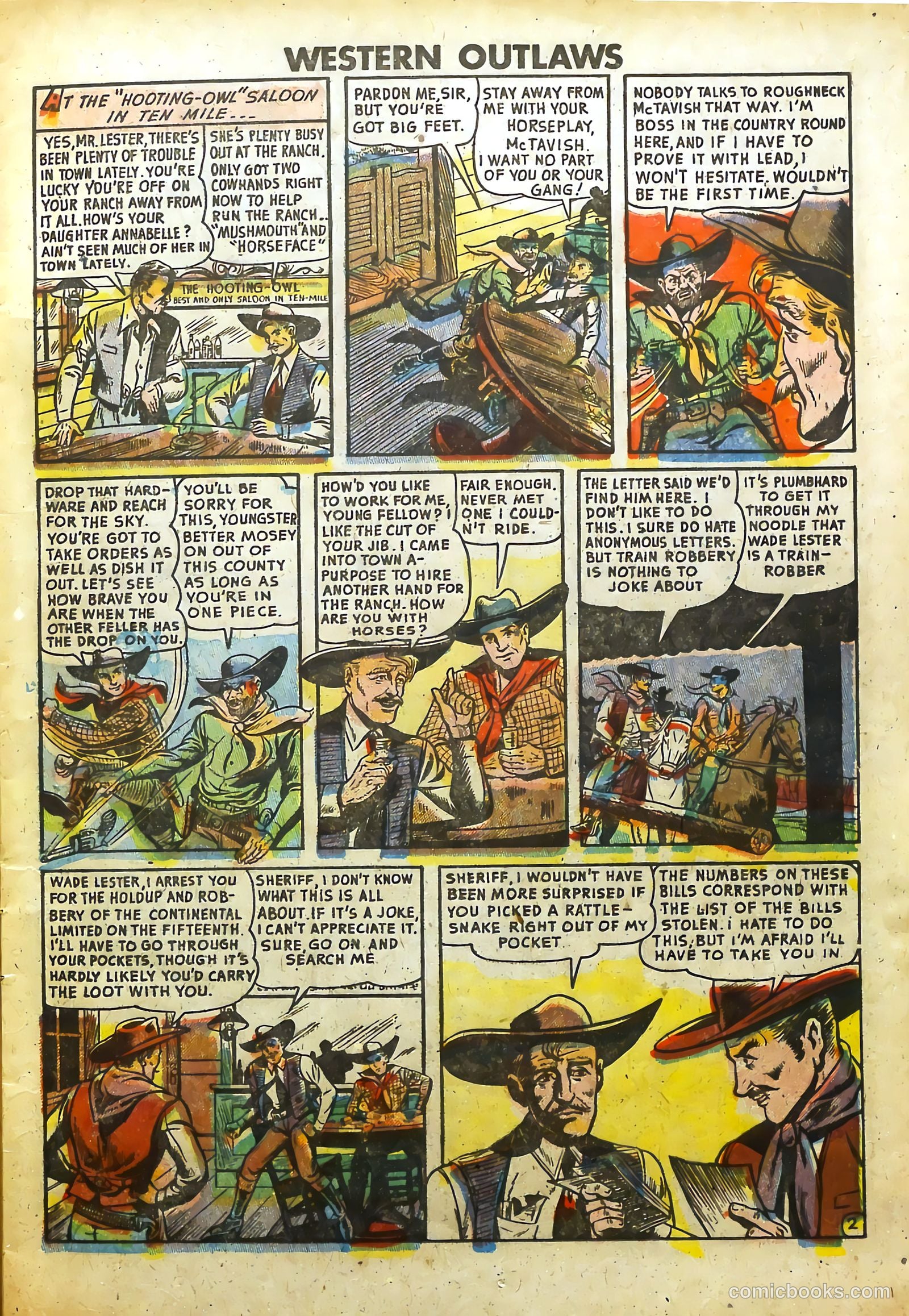 Western Outlaws #20 (1949) — page 13 of 37