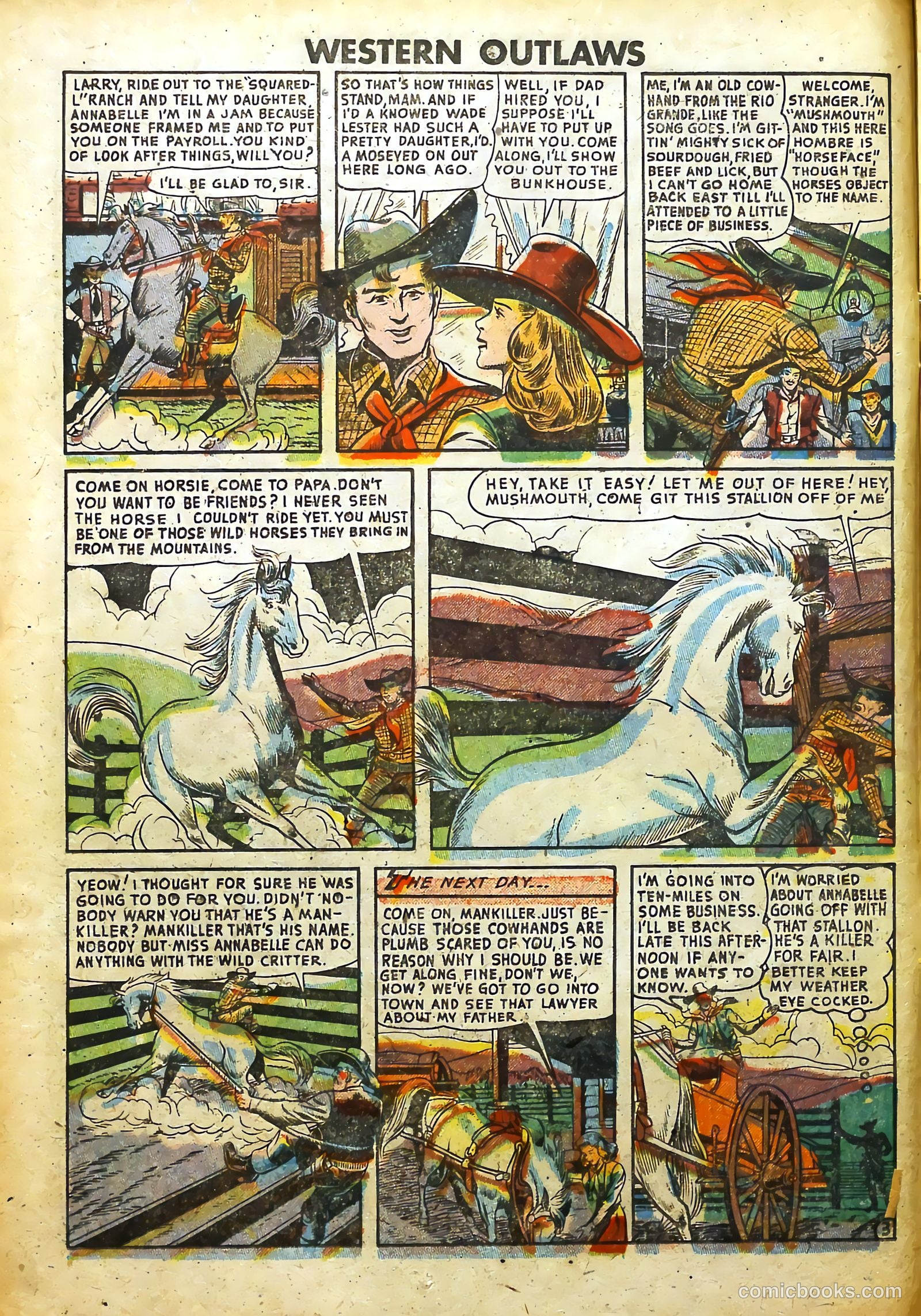 Western Outlaws #20 (1949) — page 14 of 37