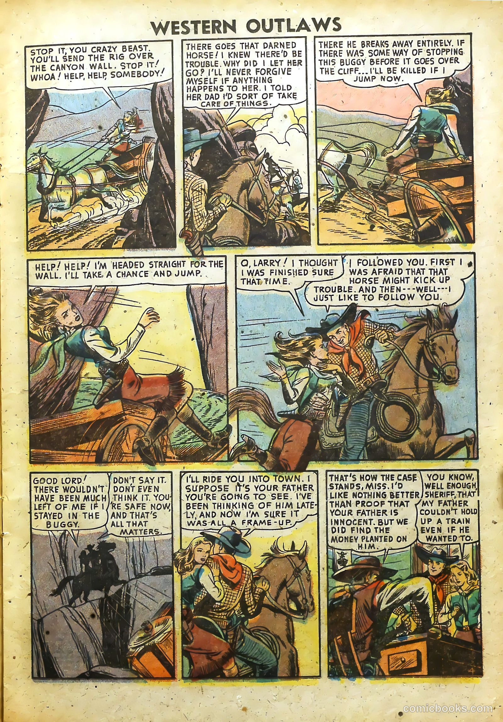 Western Outlaws #20 (1949) — page 15 of 37