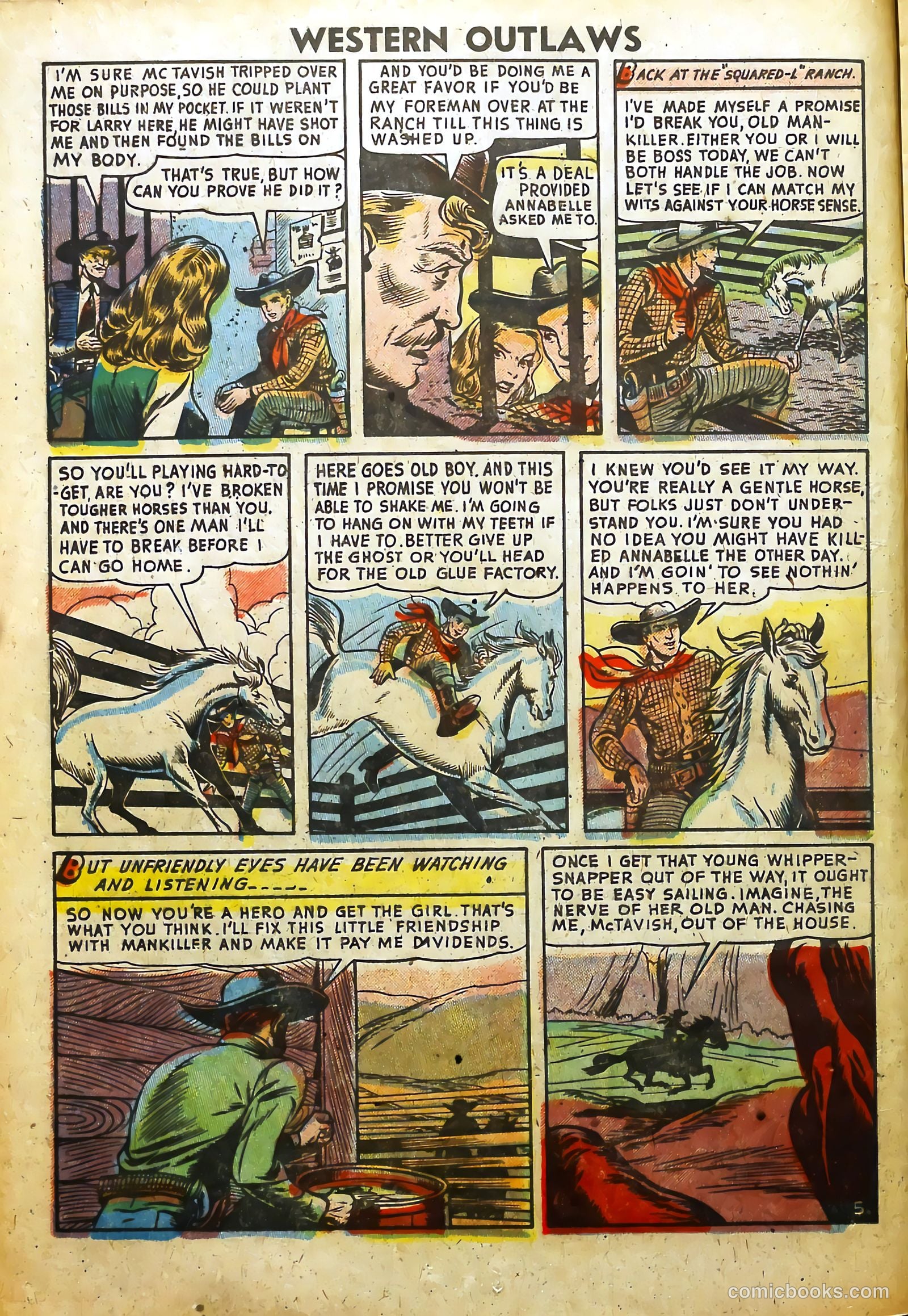 Western Outlaws #20 (1949) — page 16 of 37