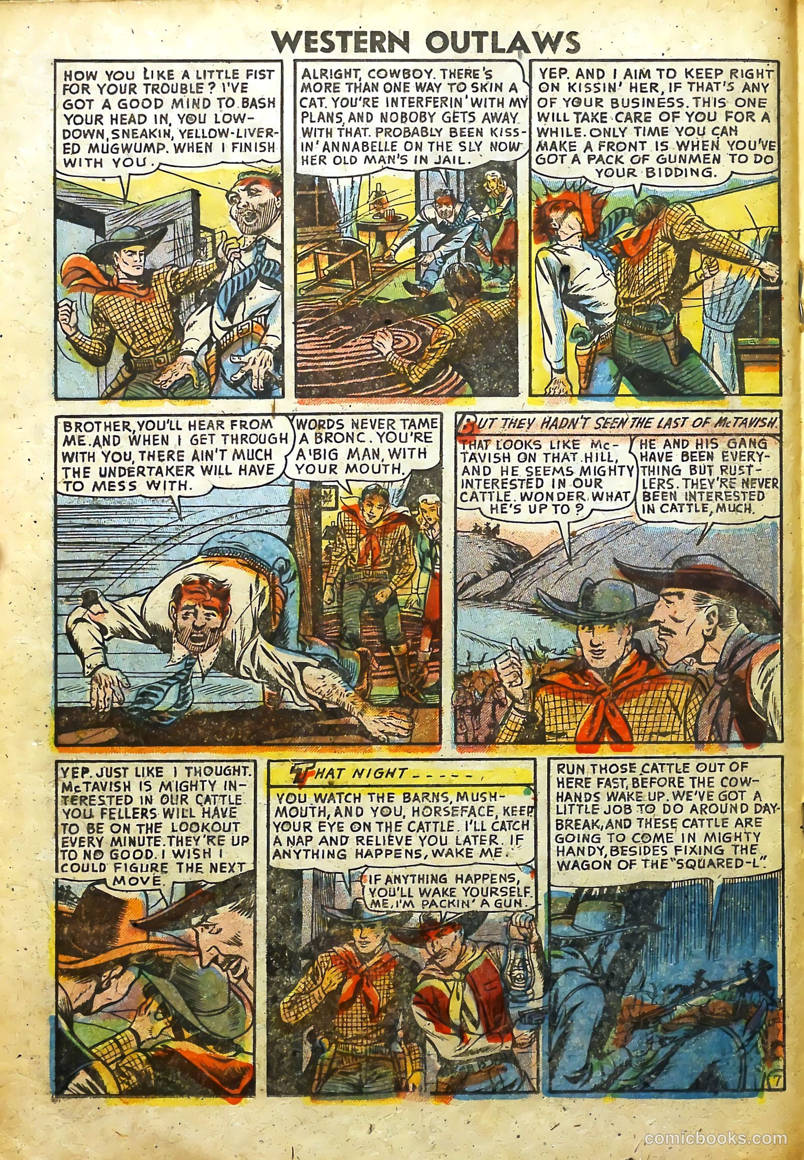 Western Outlaws #20 (1949) — page 18 of 37