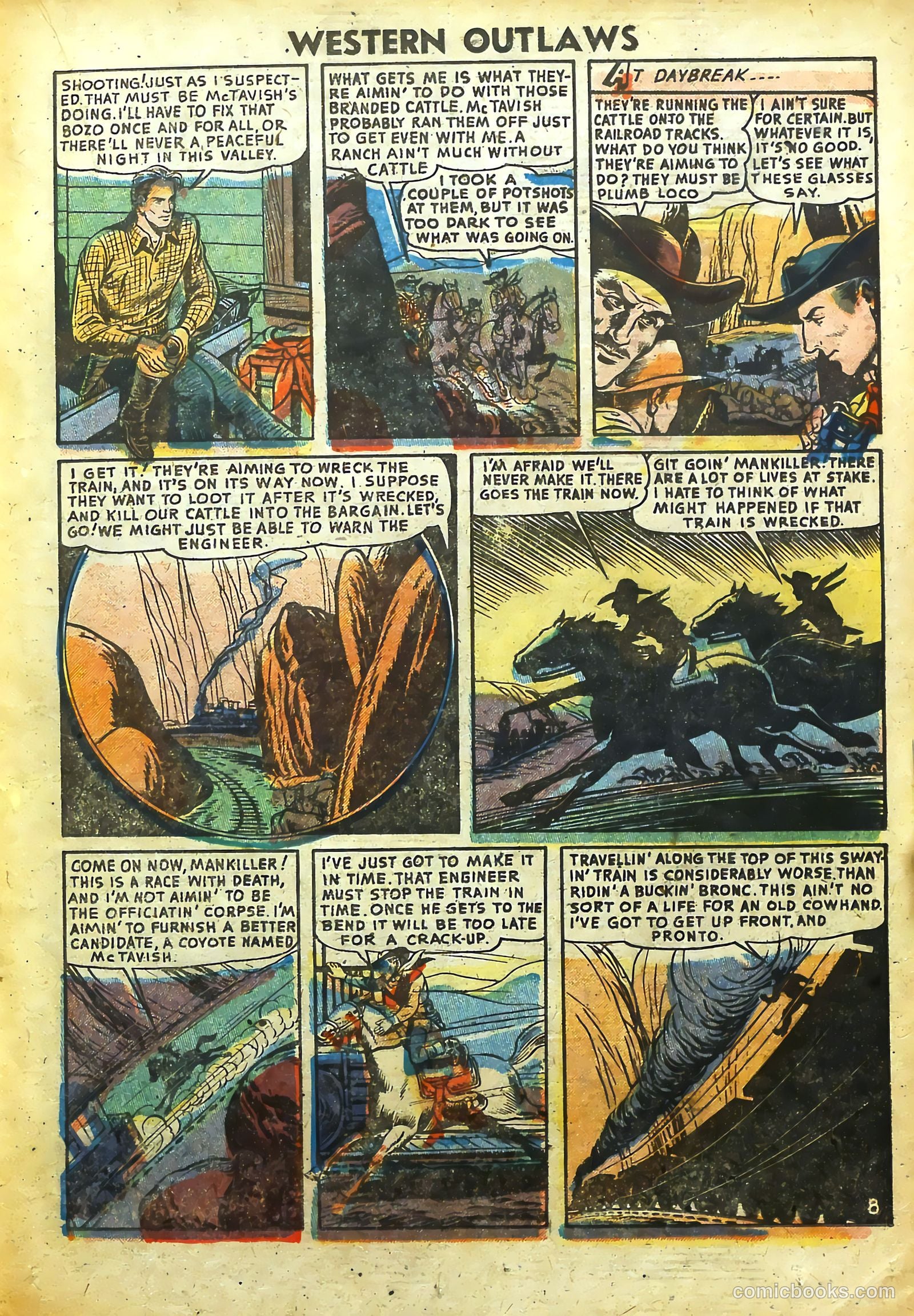 Western Outlaws #20 (1949) — page 19 of 37