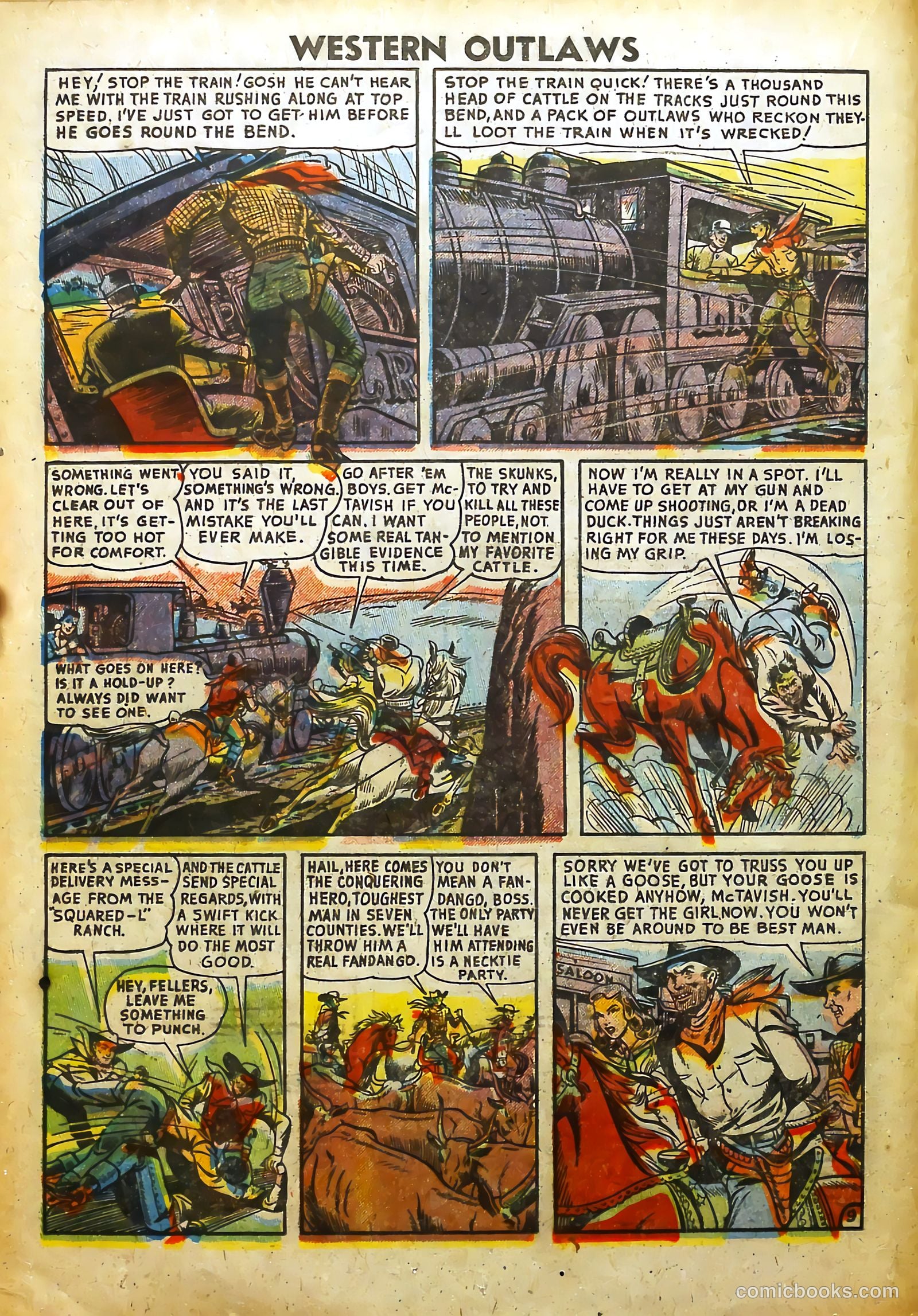 Western Outlaws #20 (1949) — page 20 of 37