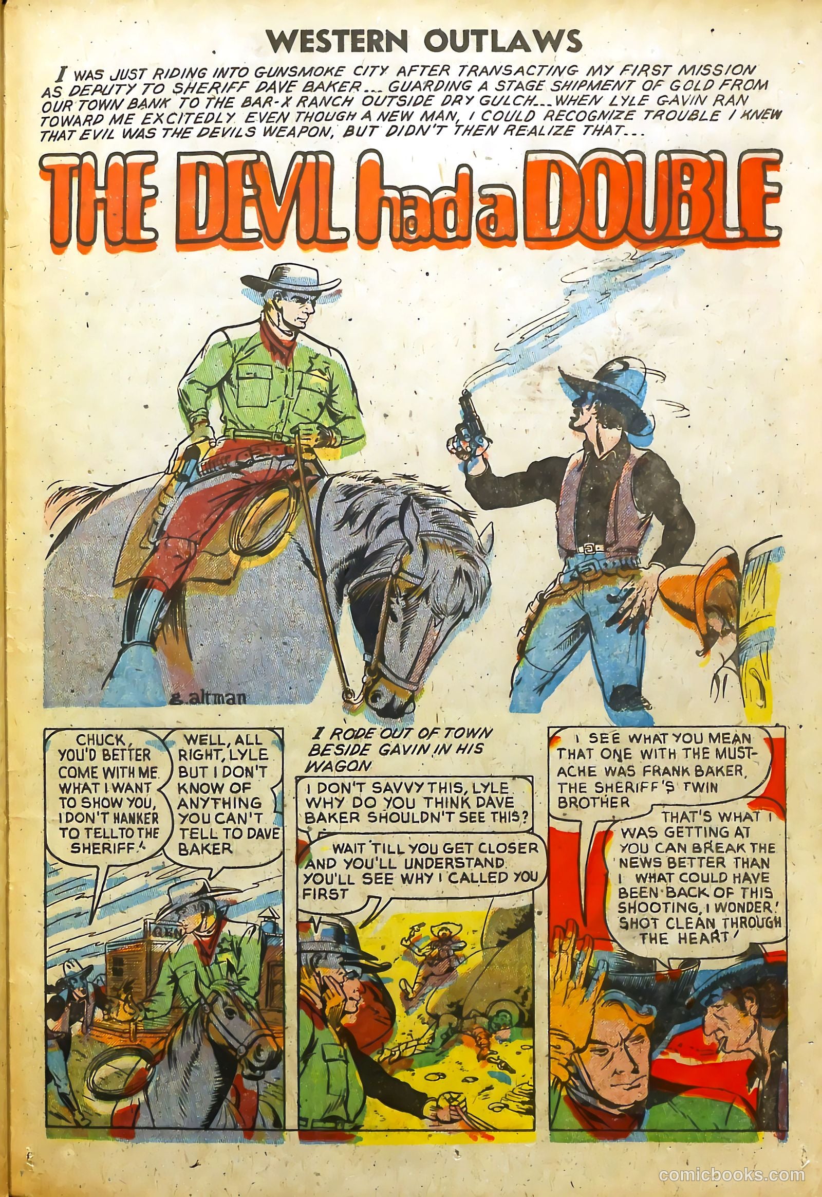 Western Outlaws #20 (1949) — page 25 of 37