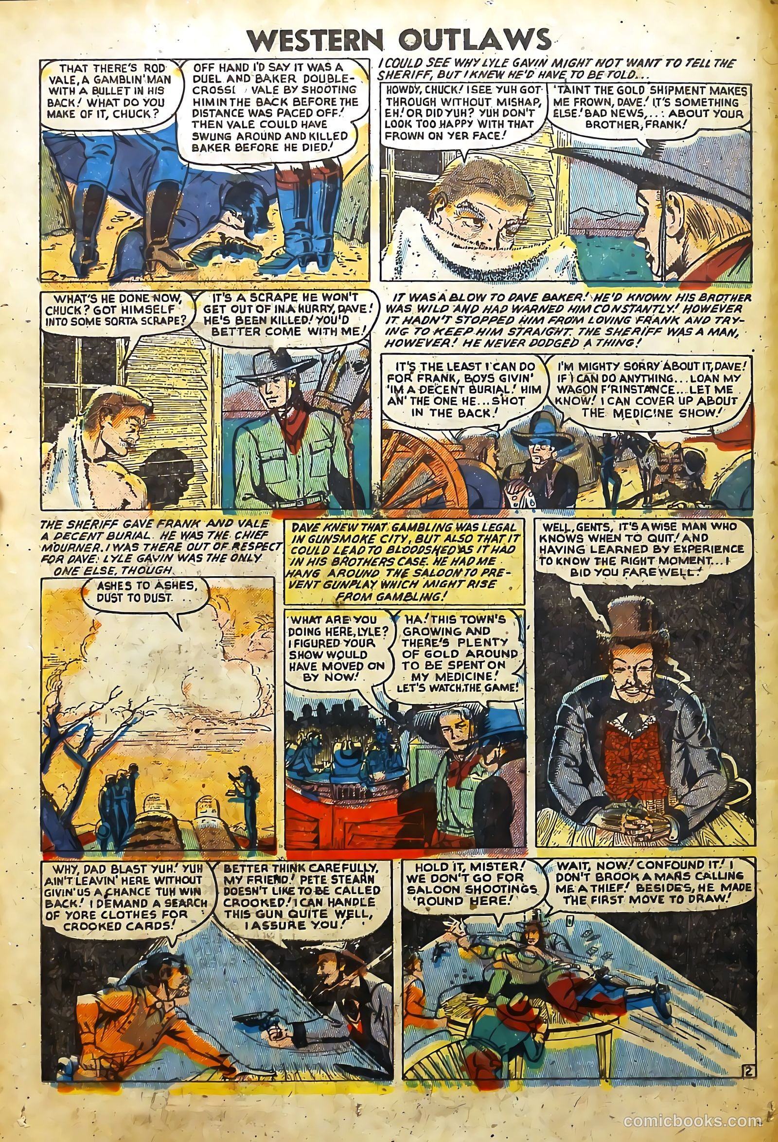 Western Outlaws #20 (1949) — page 26 of 37