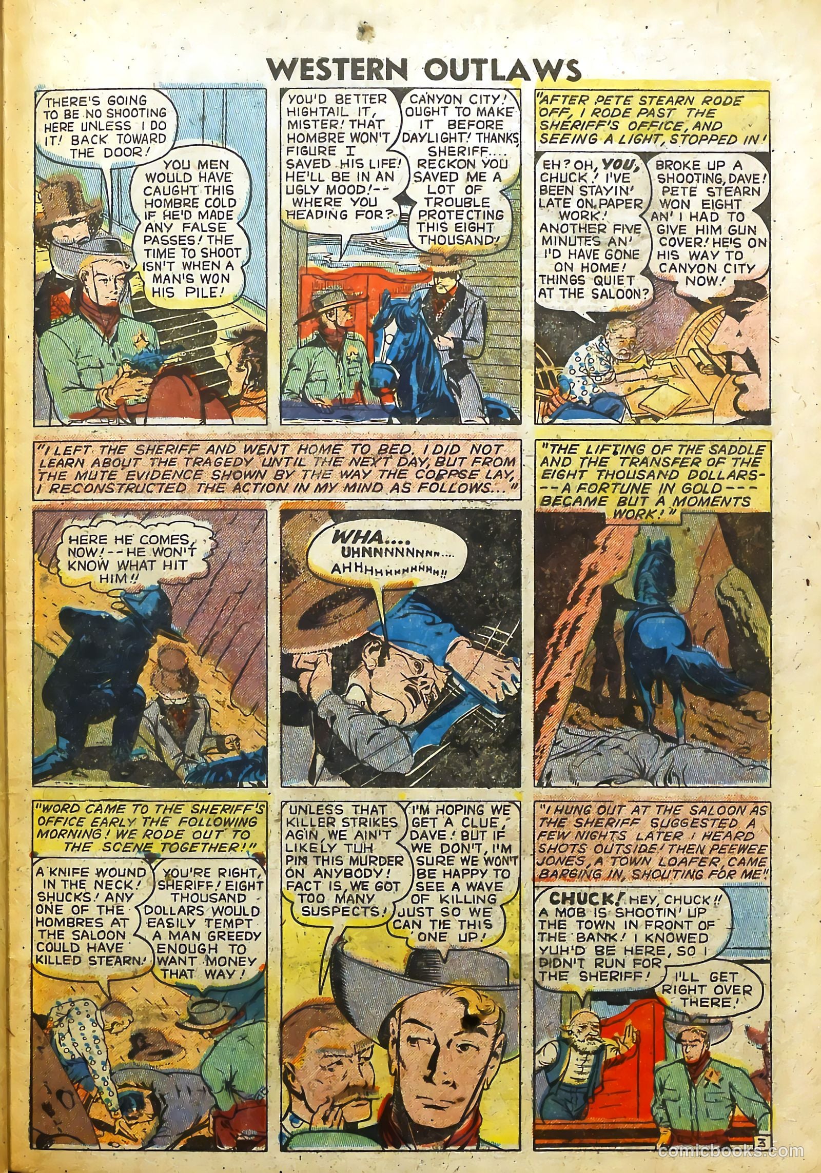 Western Outlaws #20 (1949) — page 27 of 37