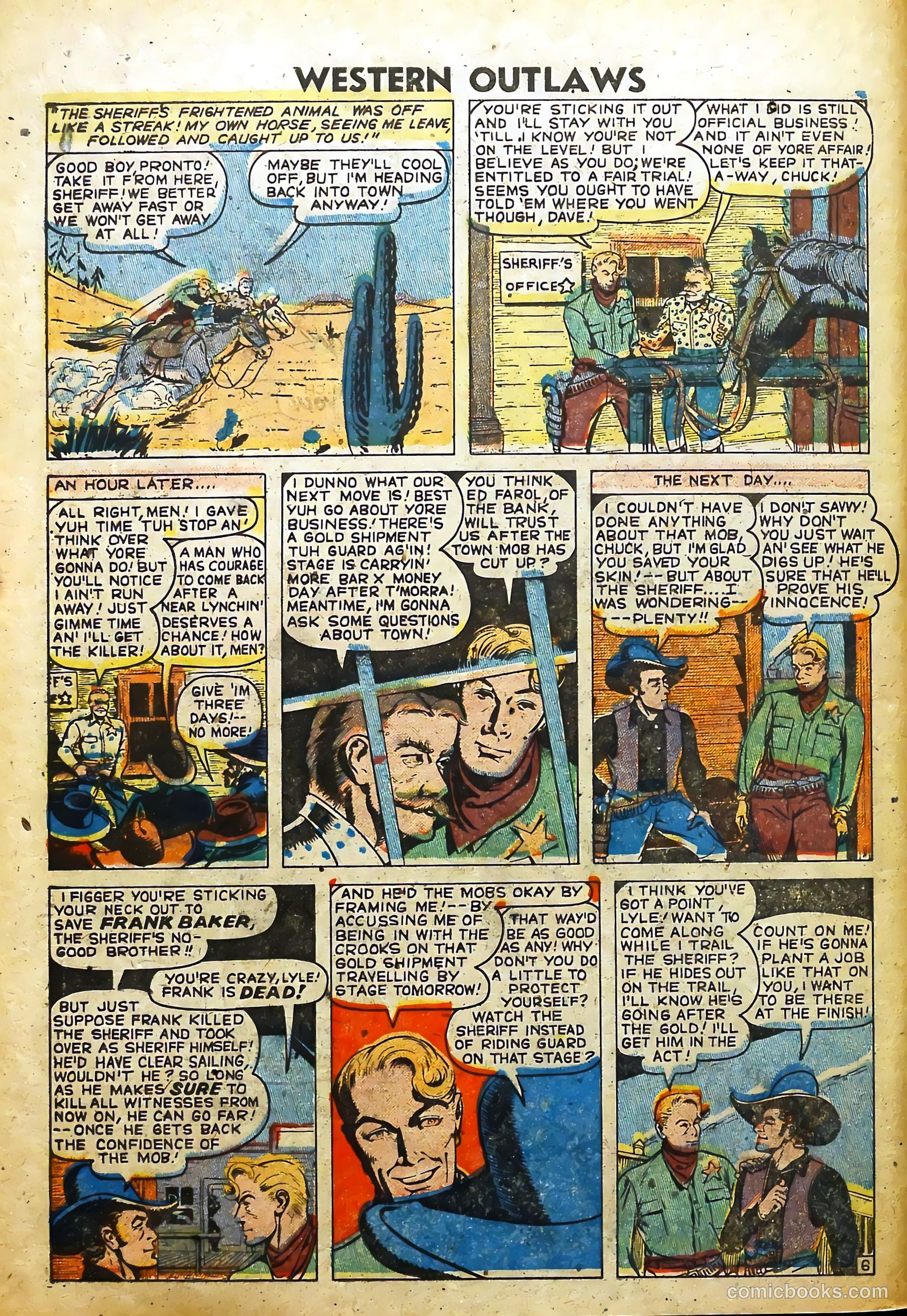 Western Outlaws #20 (1949) — page 30 of 37