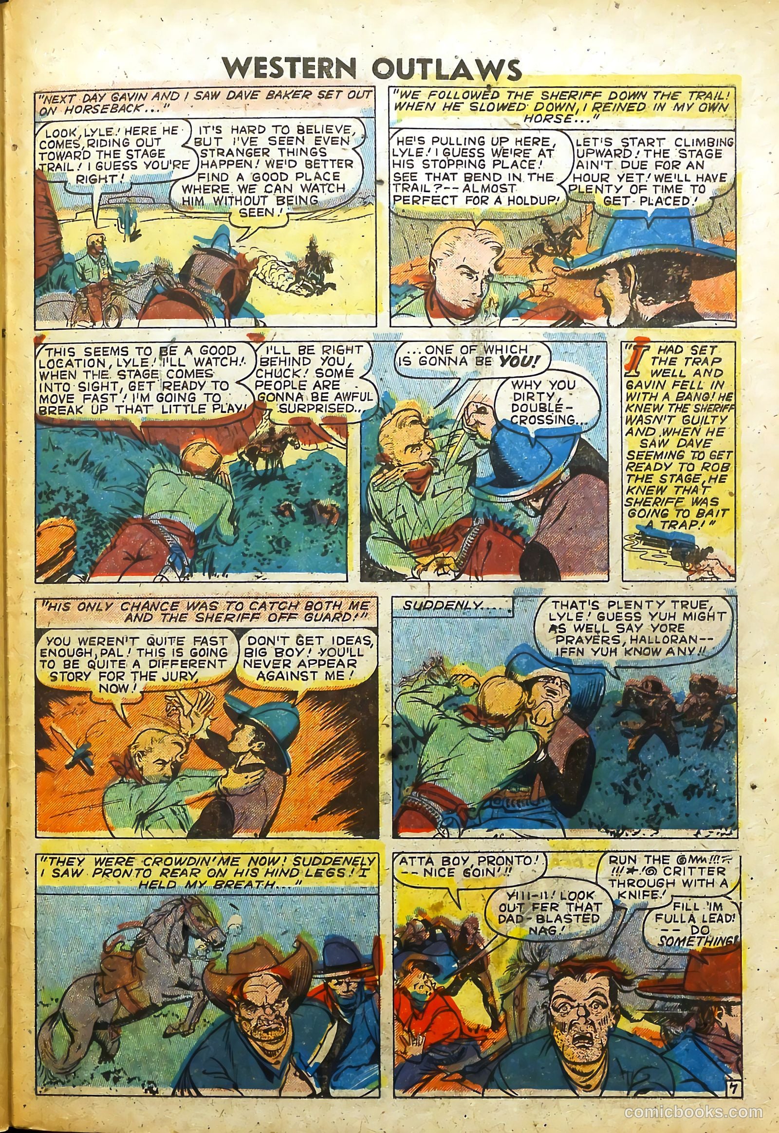Western Outlaws #20 (1949) — page 31 of 37