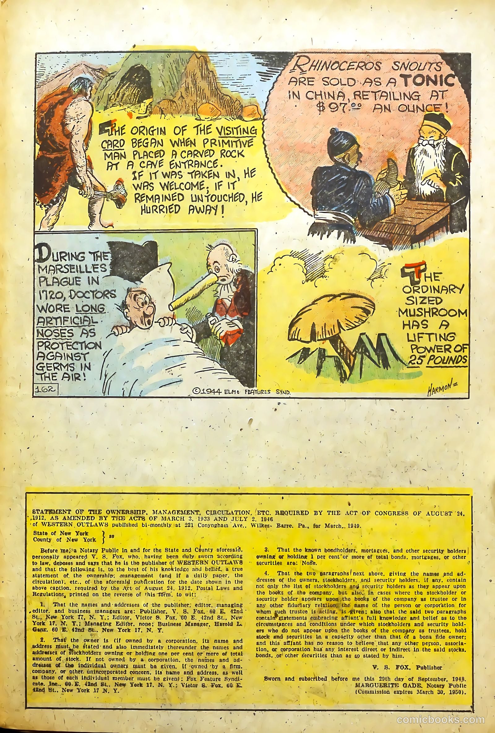 Western Outlaws #20 (1949) — page 33 of 37