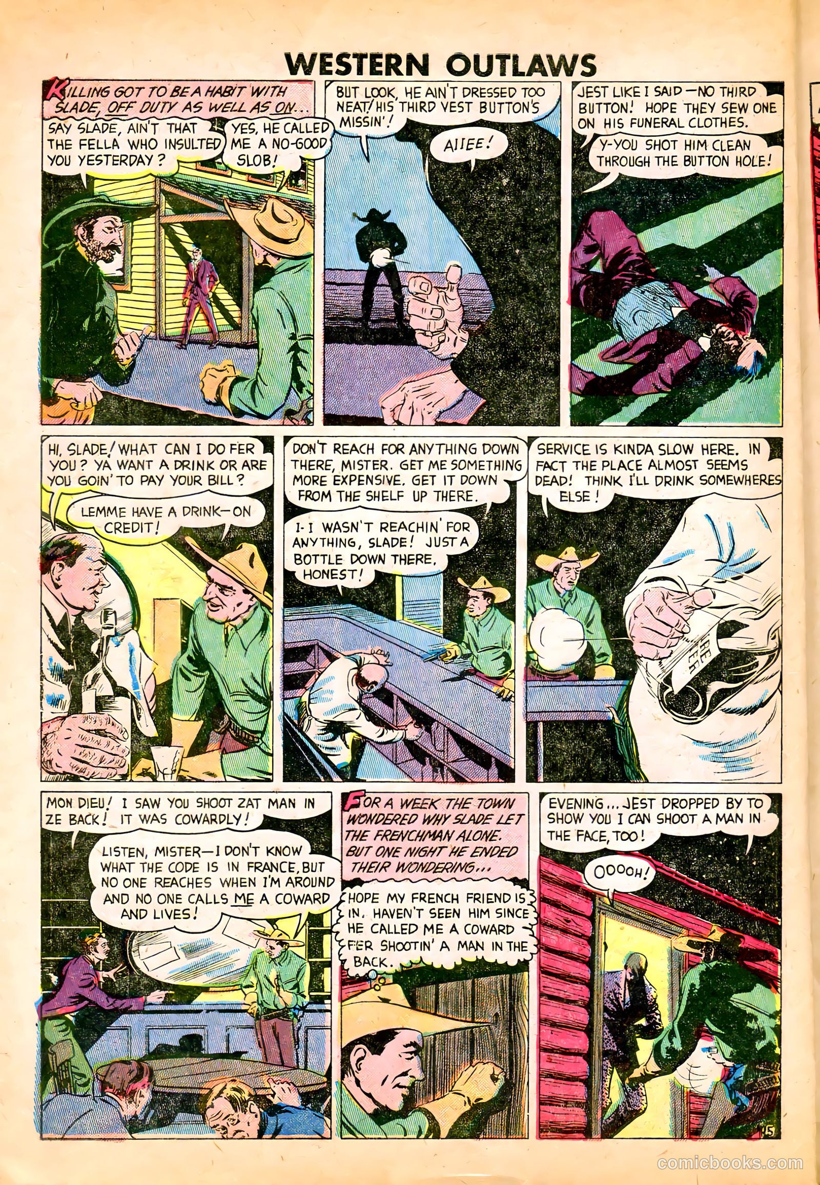 Western Outlaws #21 (1949) — page 6 of 36