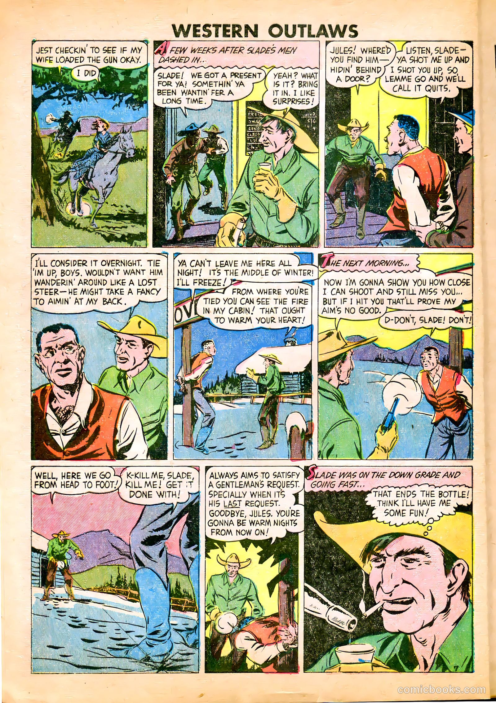 Western Outlaws #21 (1949) — page 8 of 36