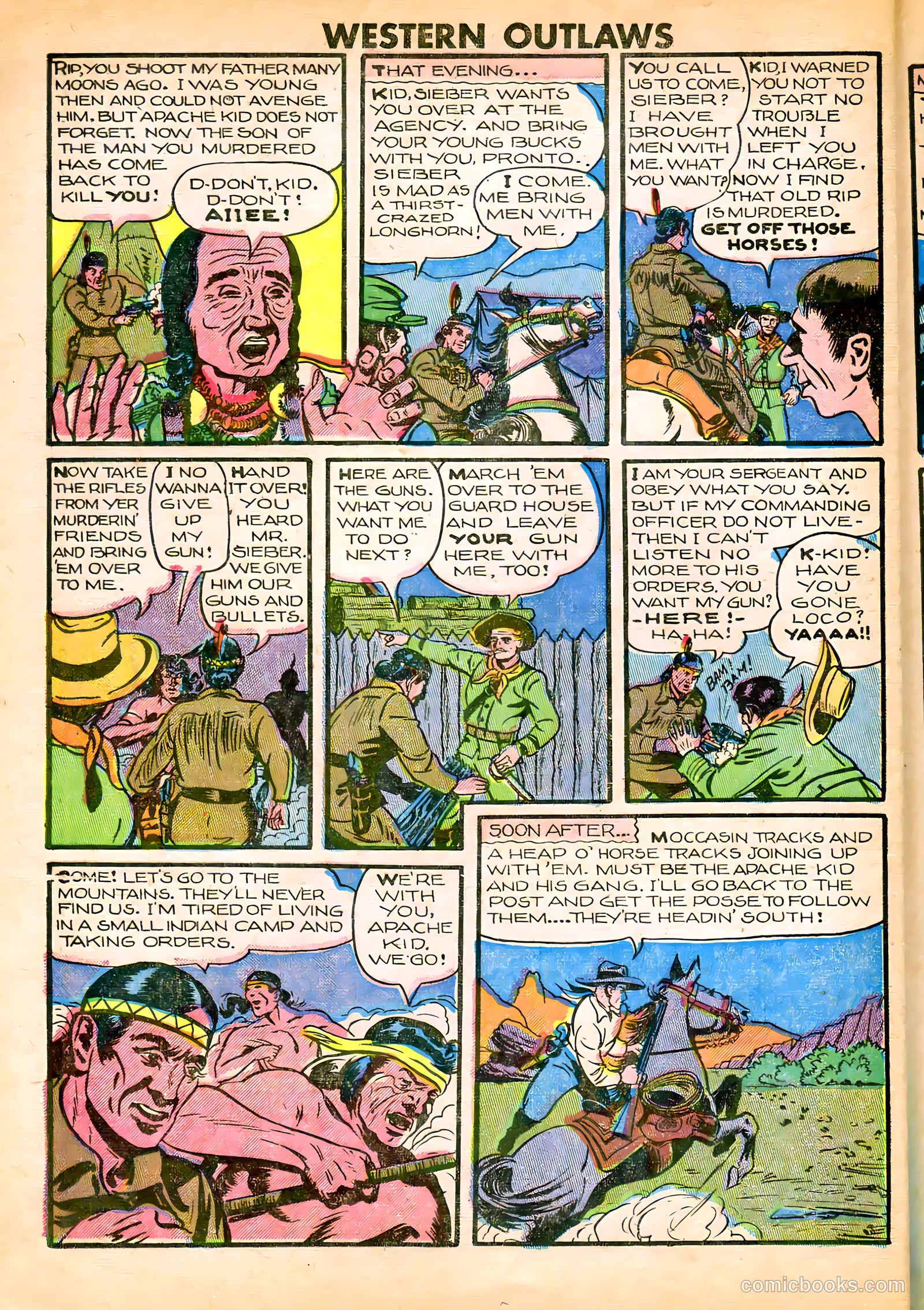 Western Outlaws #21 (1949) — page 12 of 36