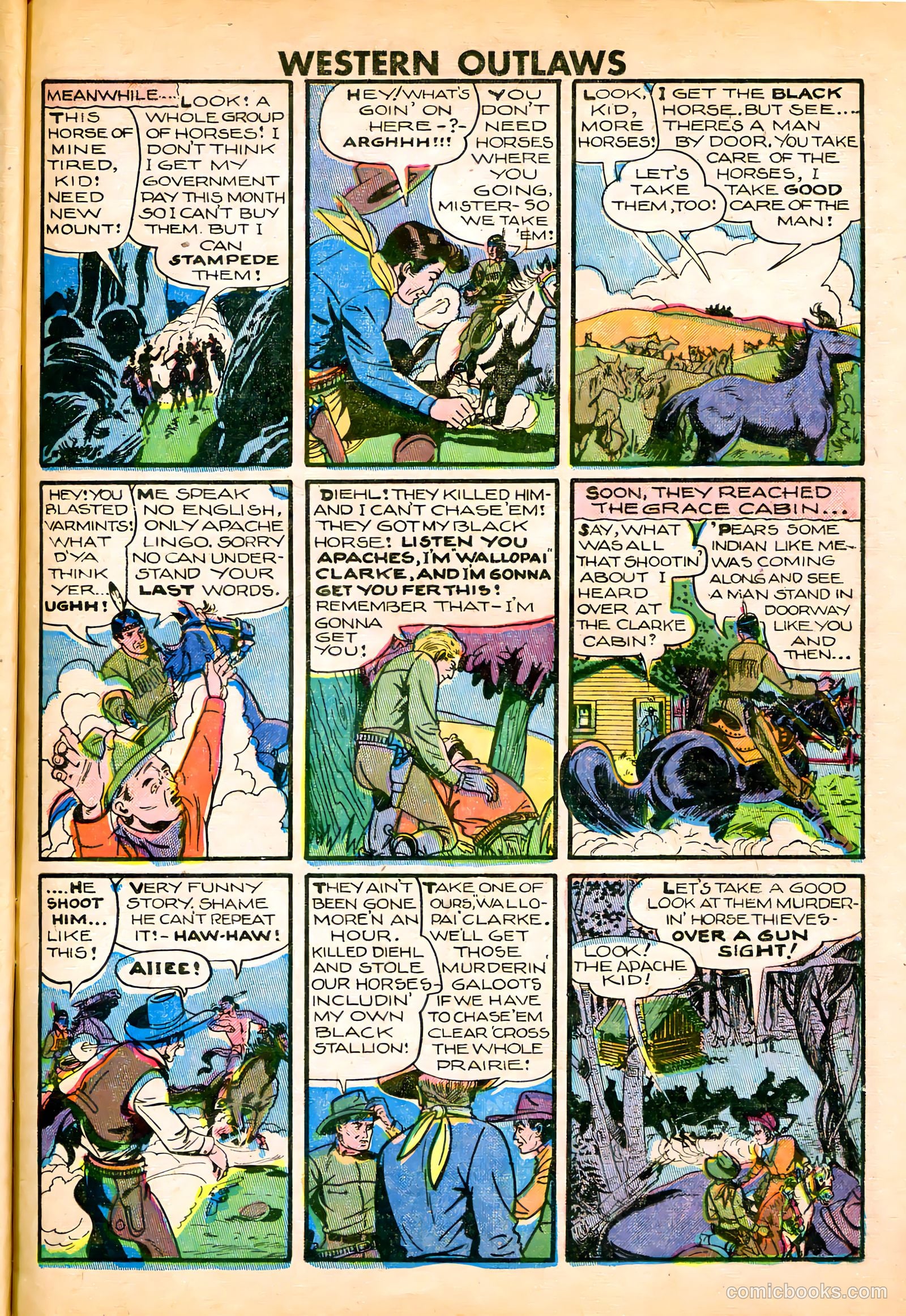 Western Outlaws #21 (1949) — page 13 of 36