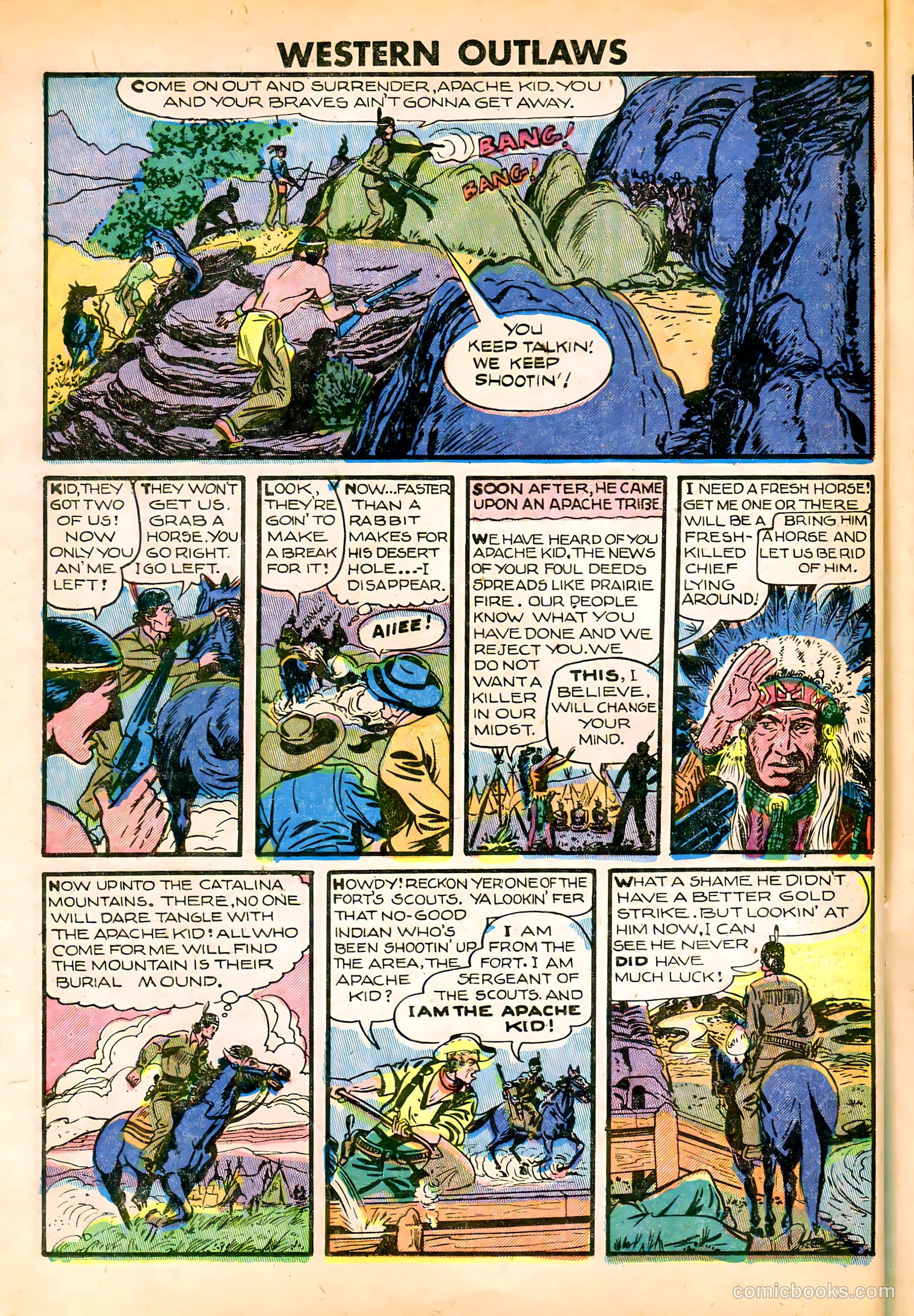 Western Outlaws #21 (1949) — page 14 of 36
