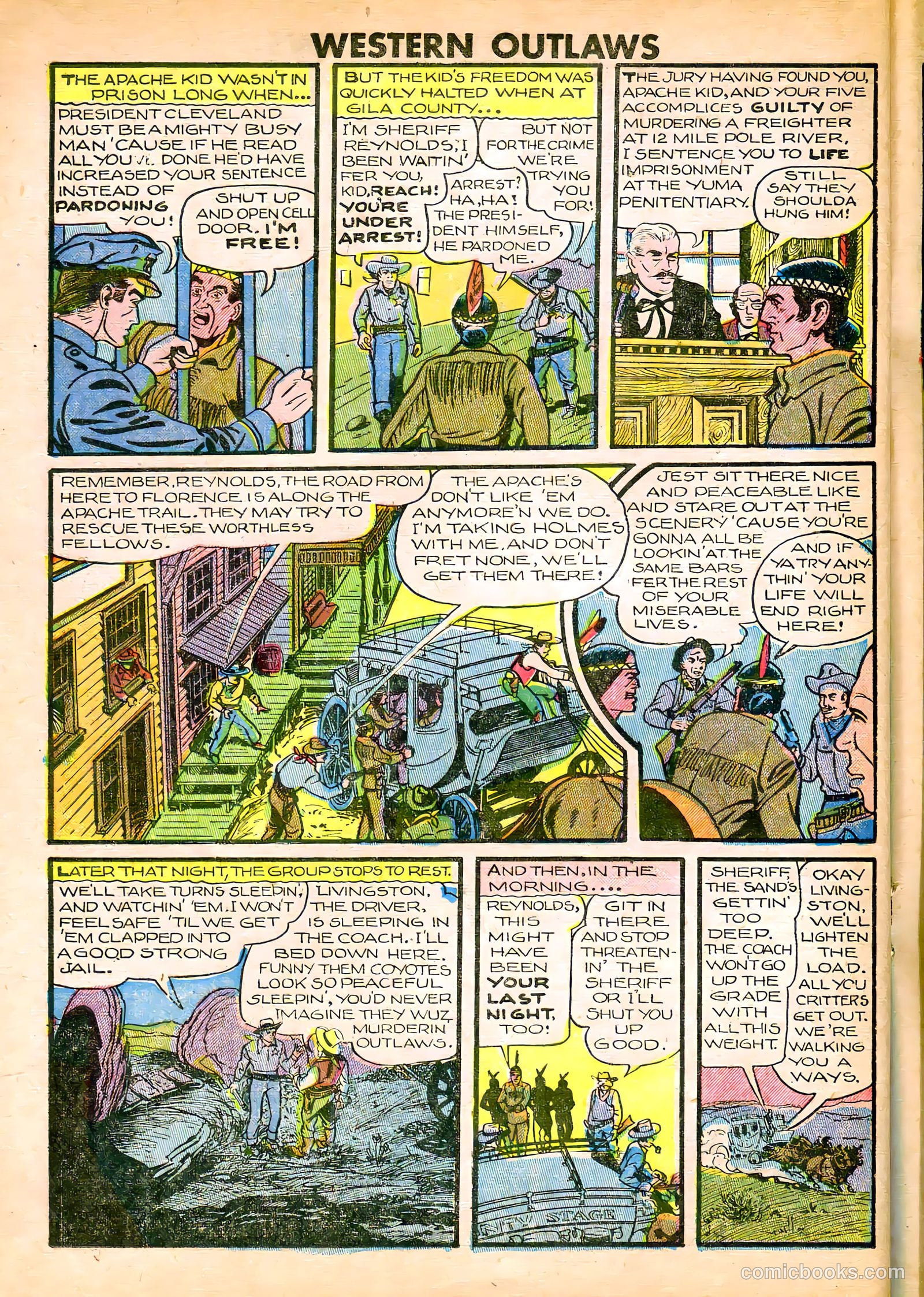 Western Outlaws #21 (1949) — page 16 of 36