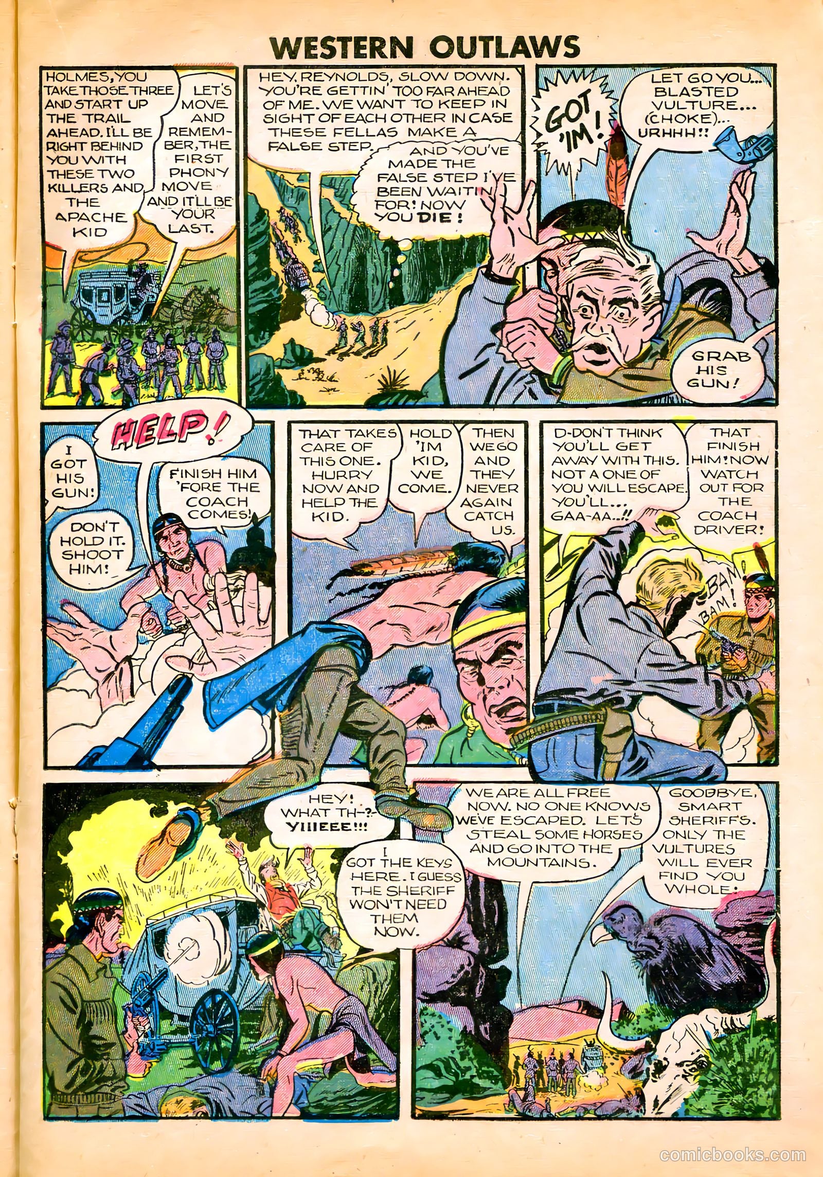 Western Outlaws #21 (1949) — page 17 of 36