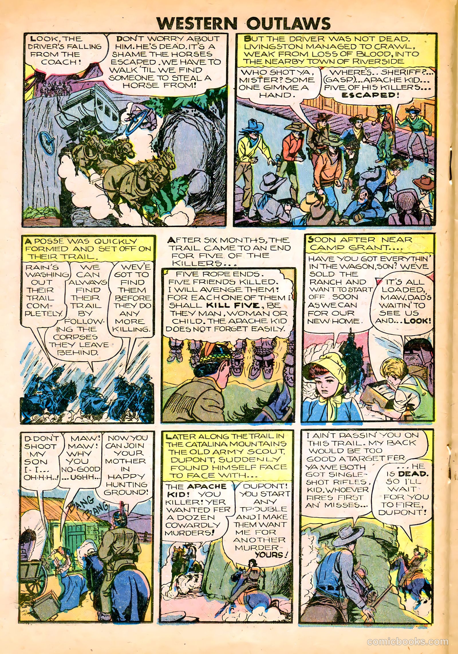 Western Outlaws #21 (1949) — page 18 of 36