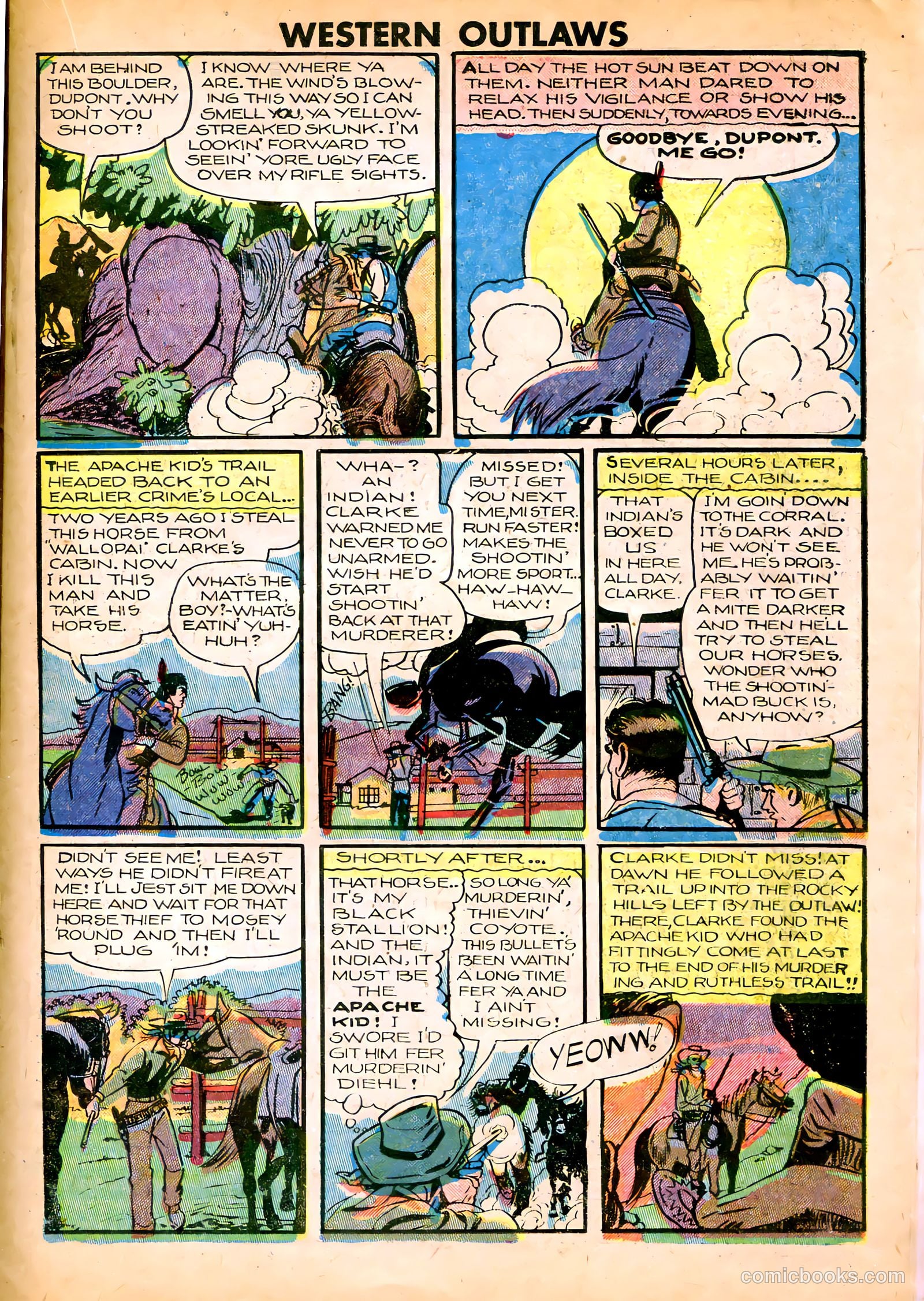 Western Outlaws #21 (1949) — page 19 of 36