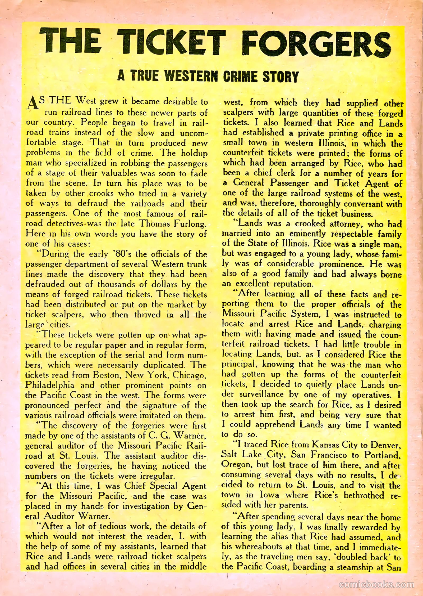 Western Outlaws #21 (1949) — page 20 of 36