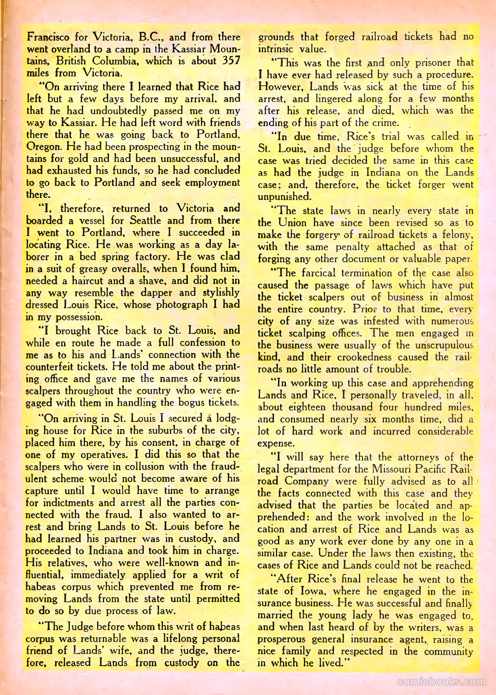 Western Outlaws #21 (1949) — page 21 of 36