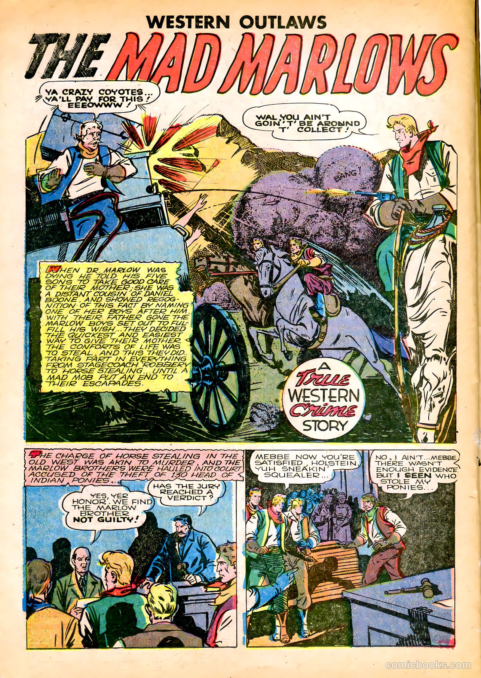 Western Outlaws #21 (1949) — page 22 of 36