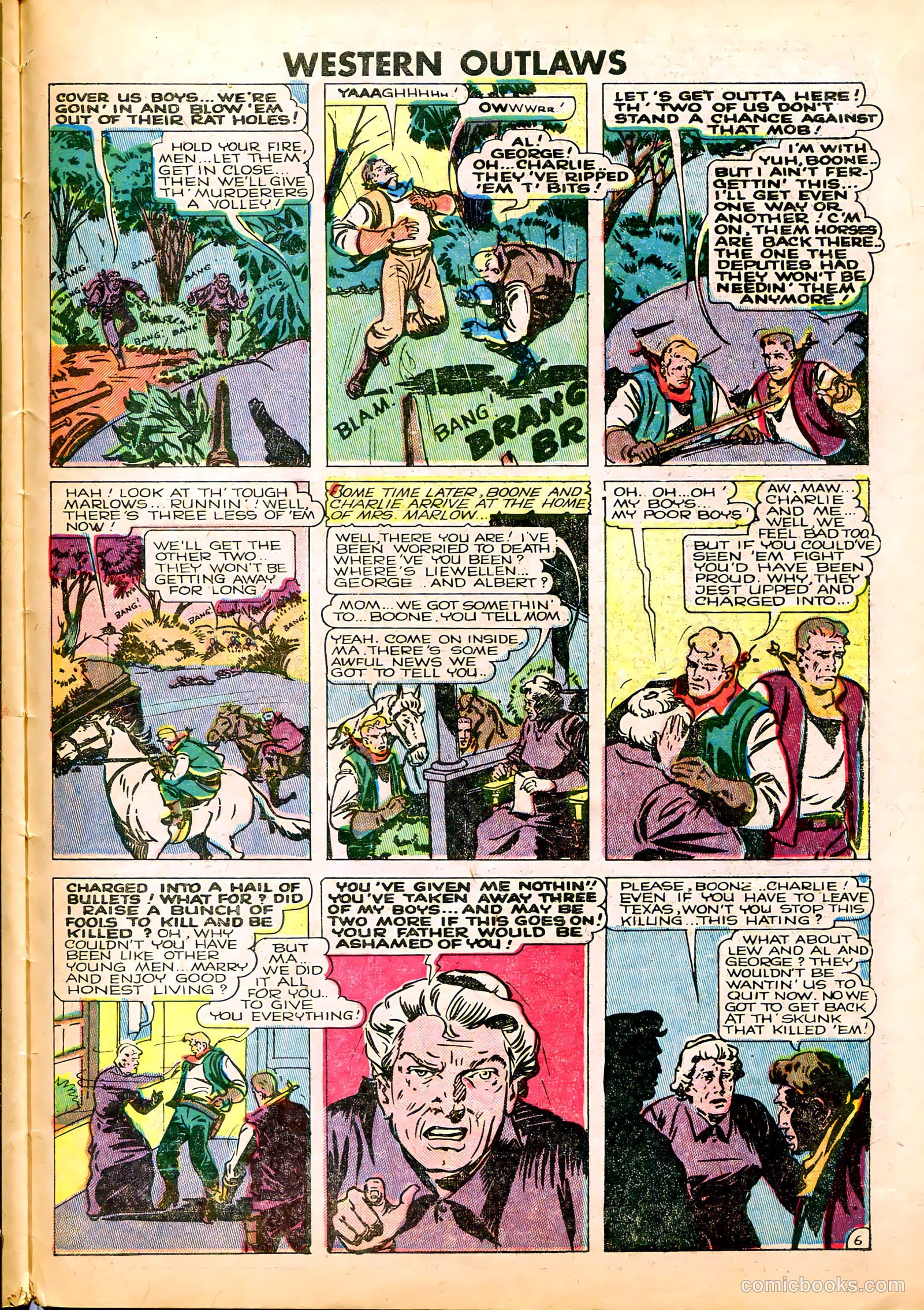 Western Outlaws #21 (1949) — page 27 of 36