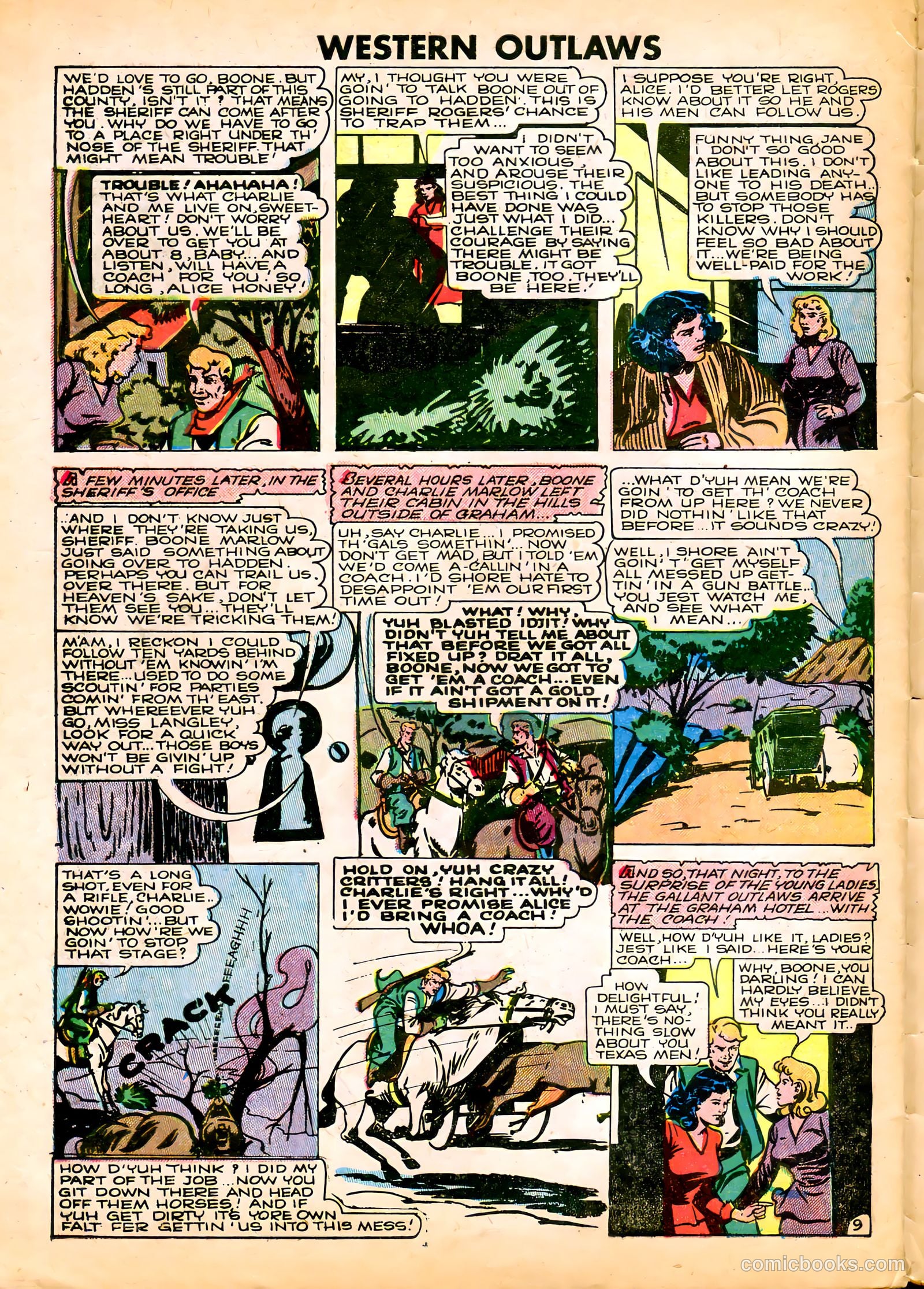 Western Outlaws #21 (1949) — page 30 of 36