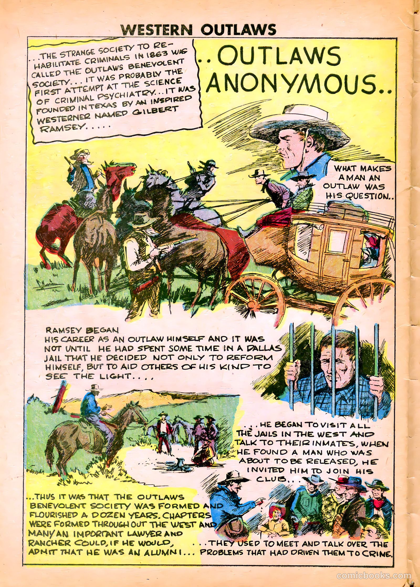 Western Outlaws #21 (1949) — page 32 of 36