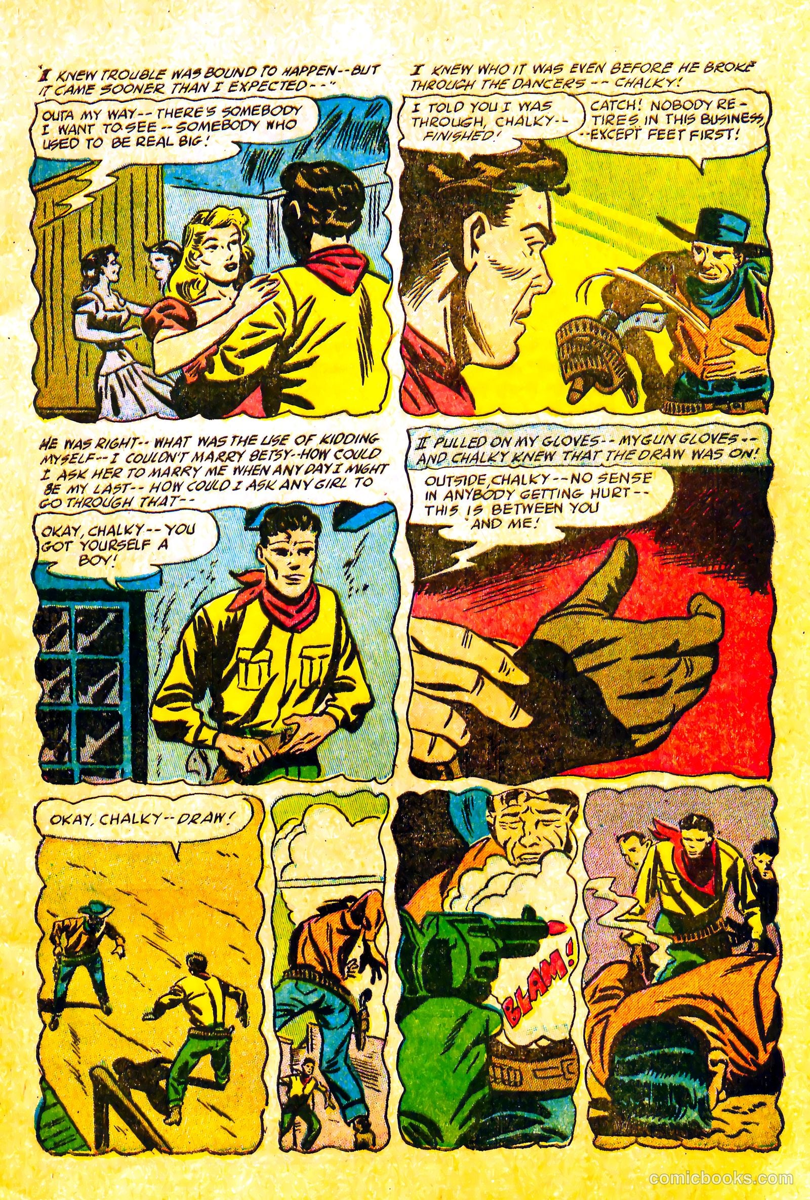 Western Rough Riders #1 (1954) — page 9 of 36