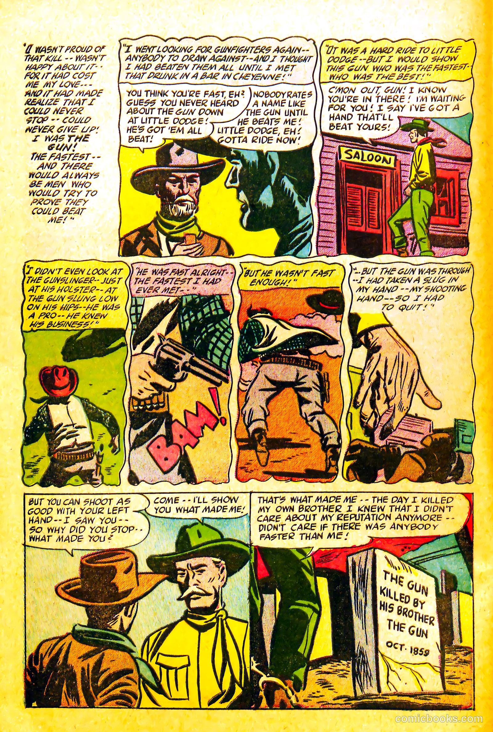 Western Rough Riders #1 (1954) — page 10 of 36