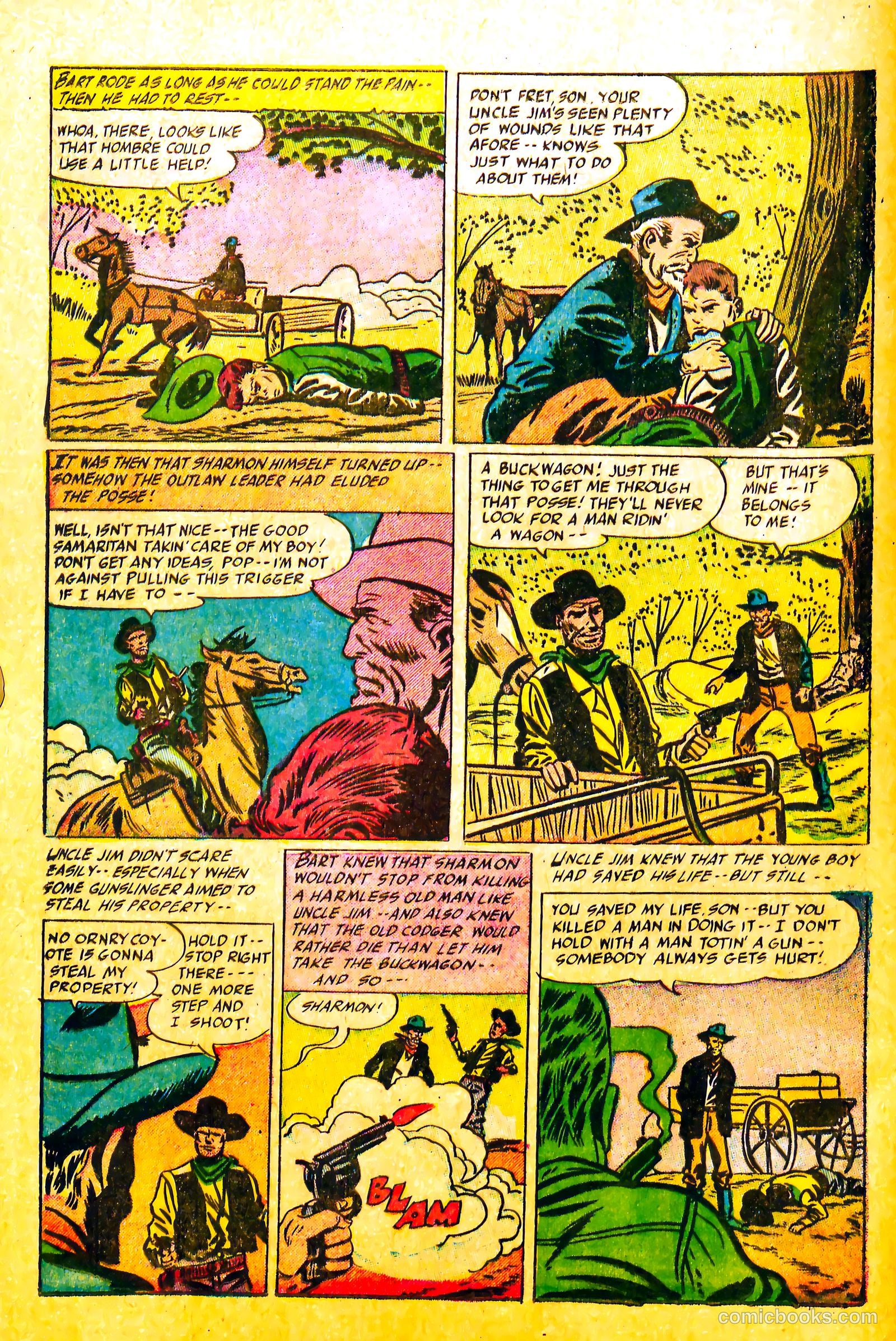 Western Rough Riders #1 (1954) — page 12 of 36