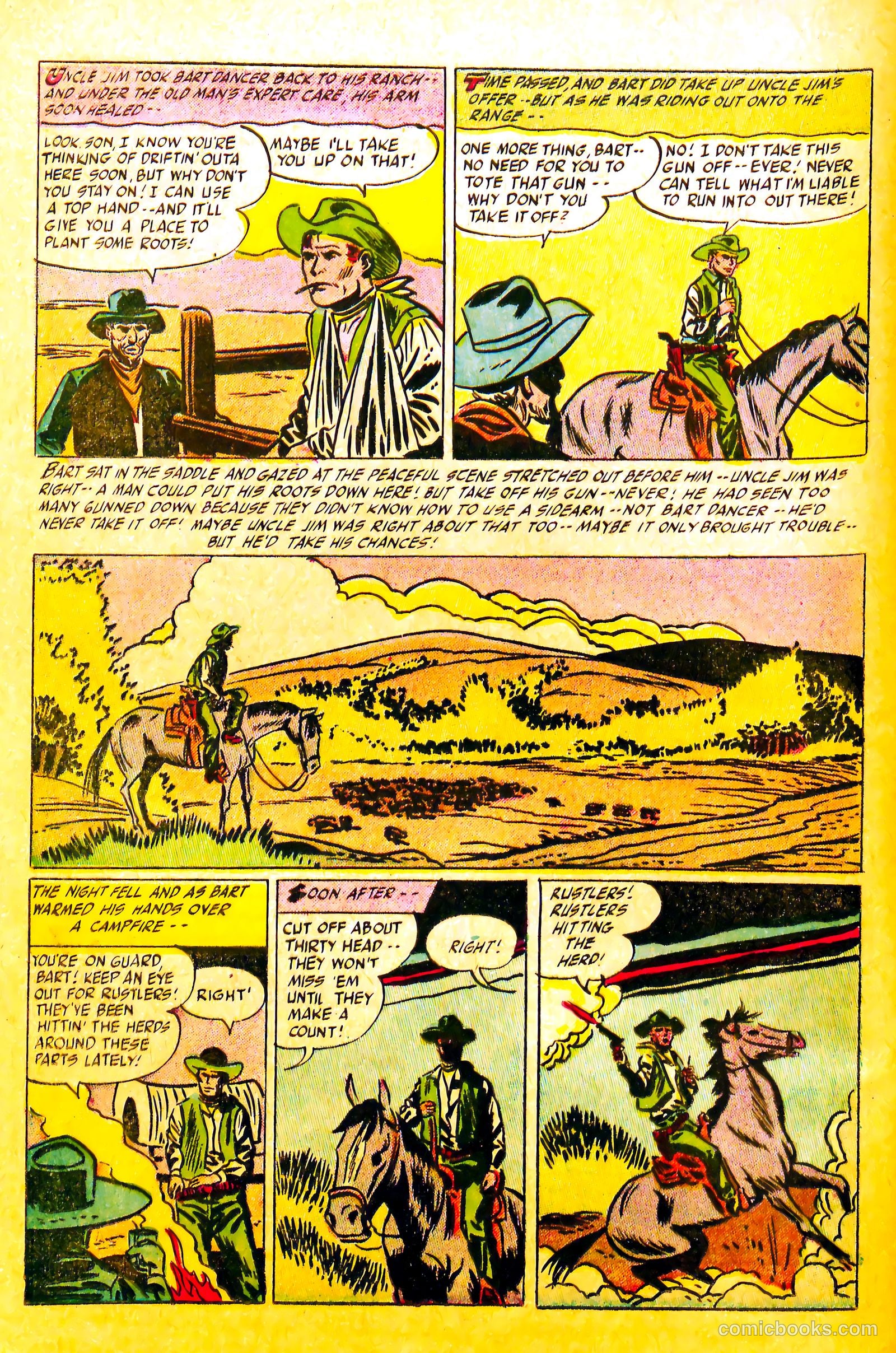 Western Rough Riders #1 (1954) — page 14 of 36