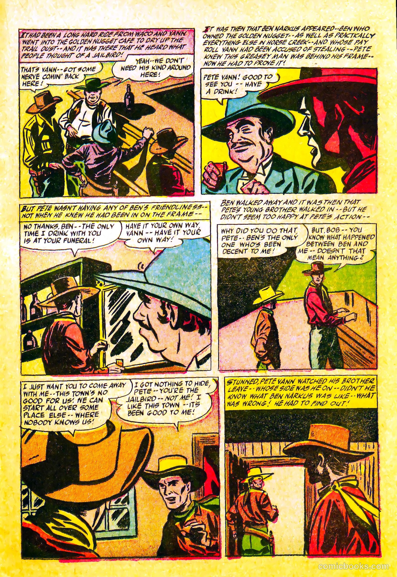 Western Rough Riders #1 (1954) — page 19 of 36