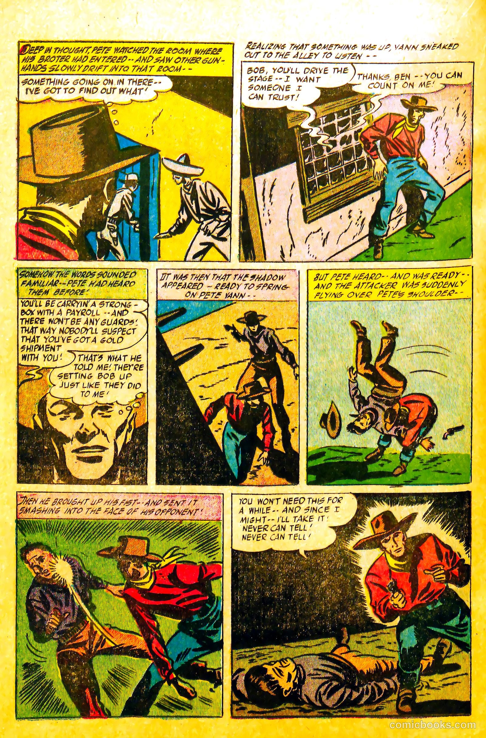 Western Rough Riders #1 (1954) — page 20 of 36
