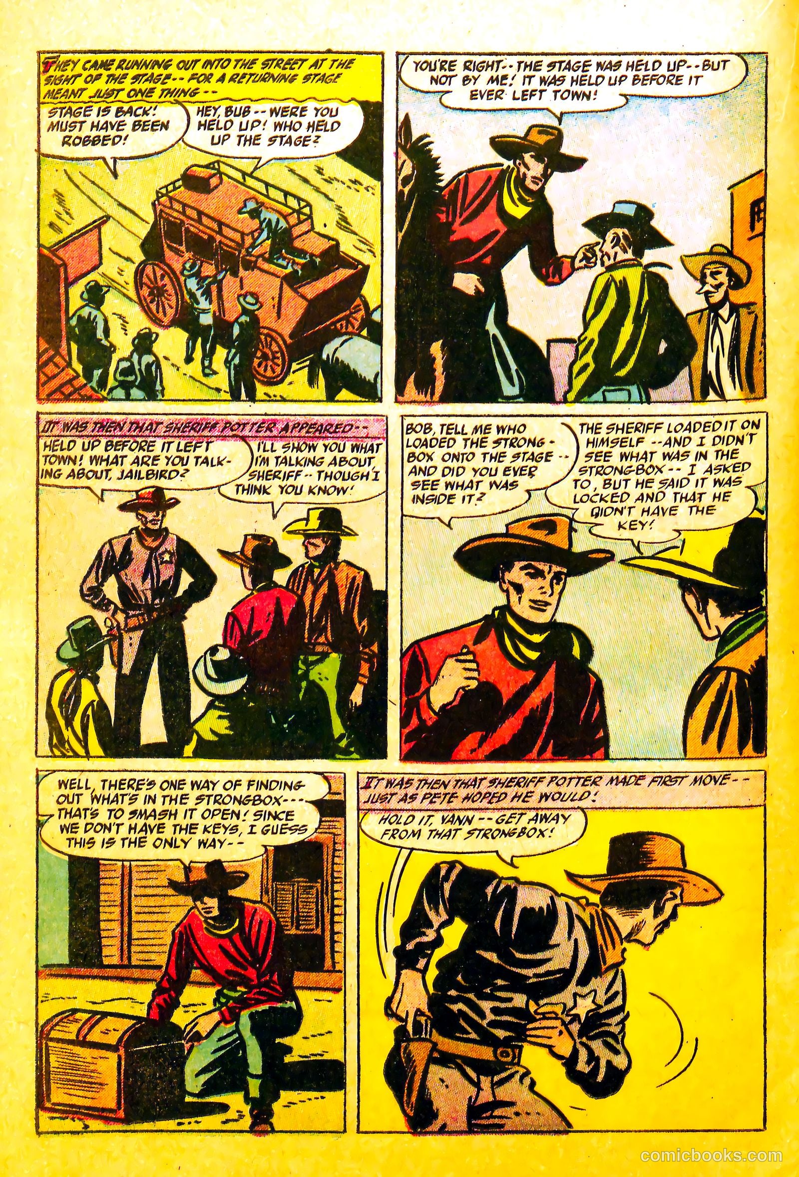 Western Rough Riders #1 (1954) — page 22 of 36