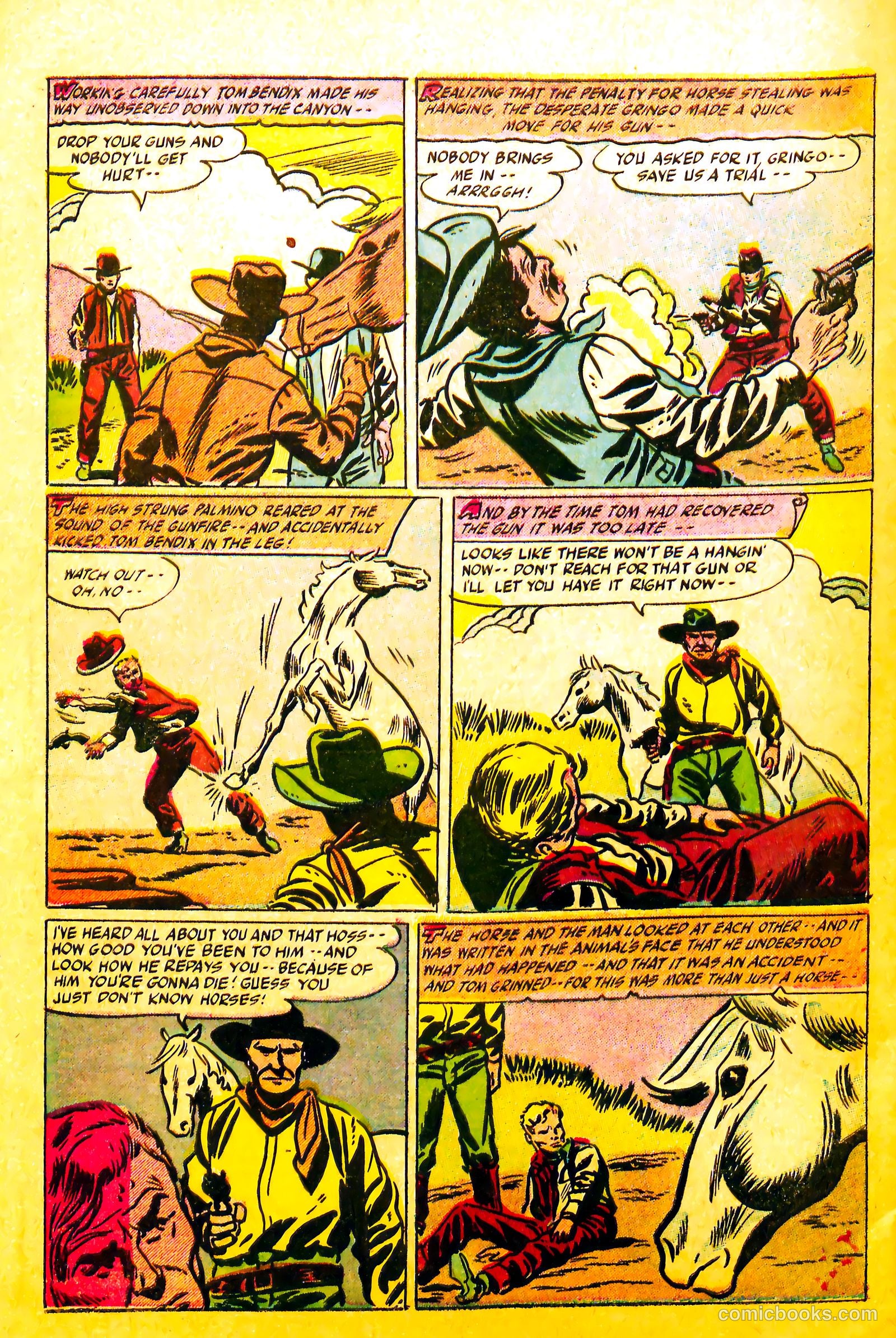 Western Rough Riders #1 (1954) — page 30 of 36